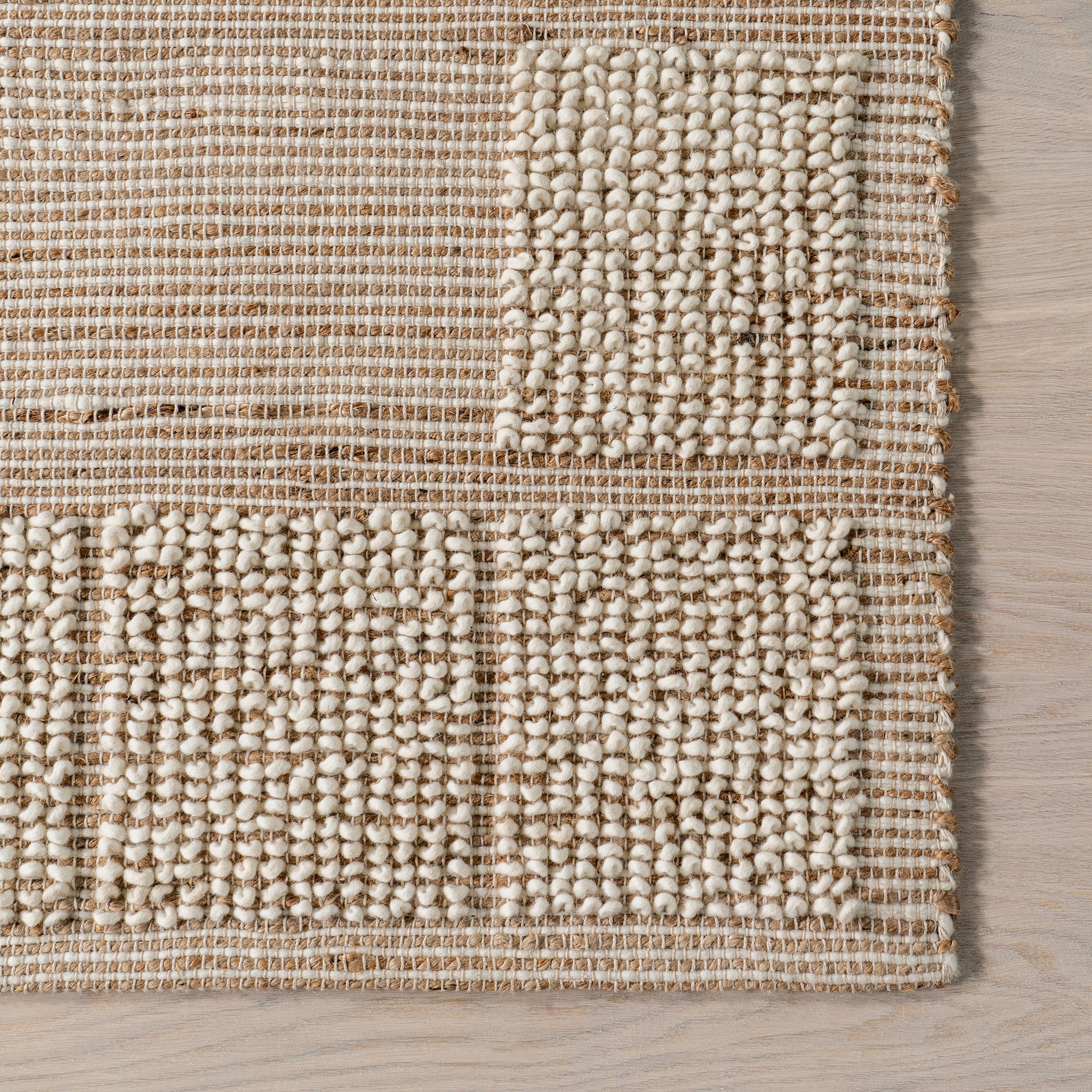 Oden Textured Jute and Wool Area Rug - Image 5