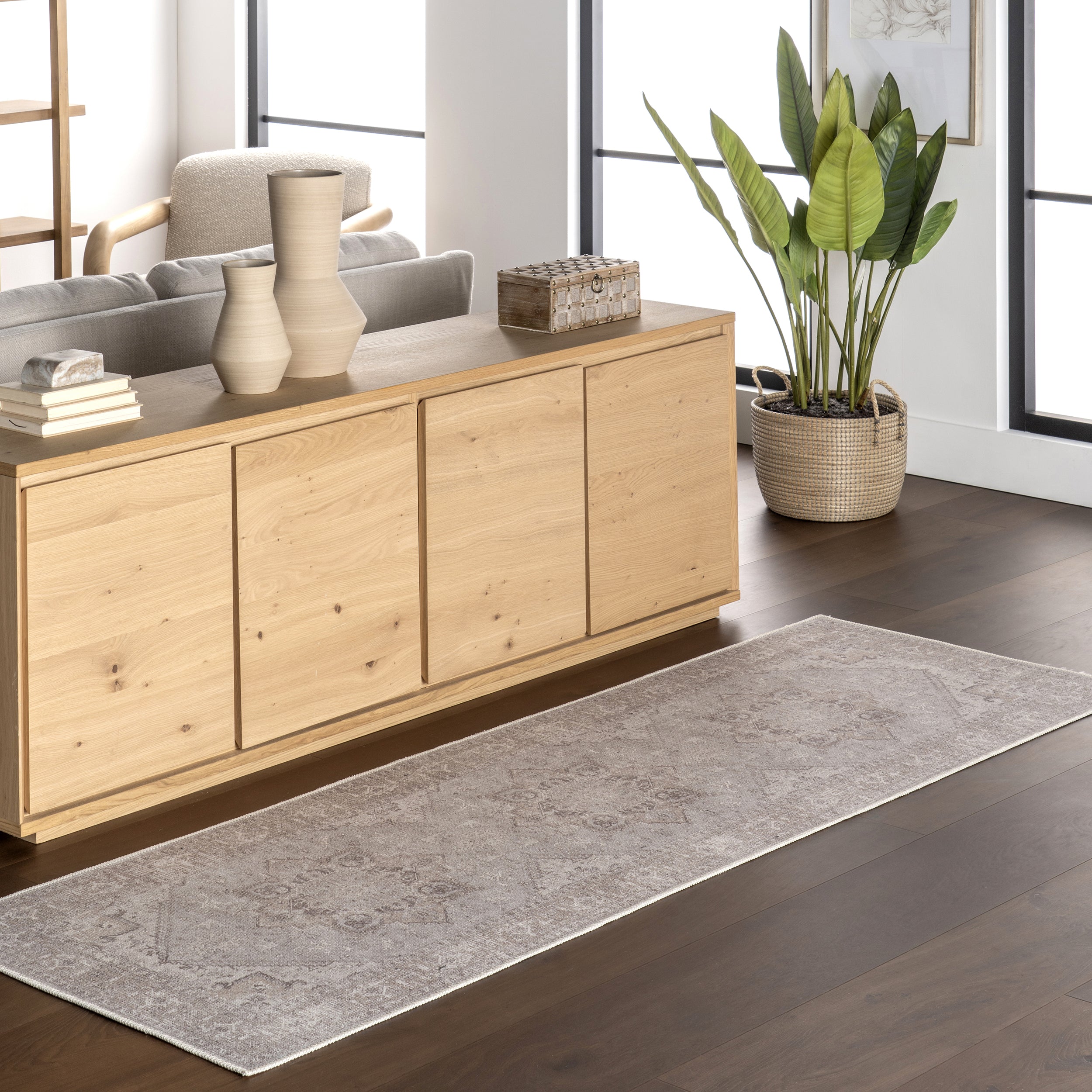 Green Haven Collection Juni Recycled Cotton Machine Washable Area Rug - Image 10