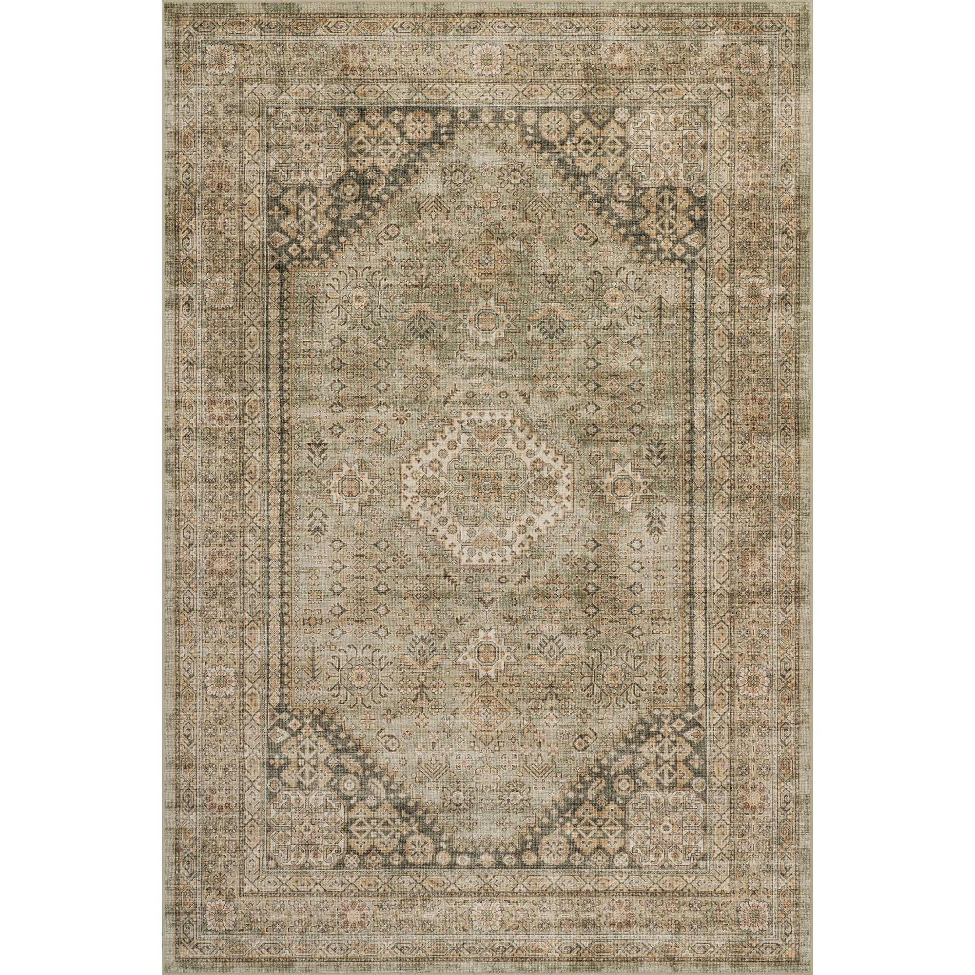 Nuloom Yalindra Meallion Traditional Washable Area Rug