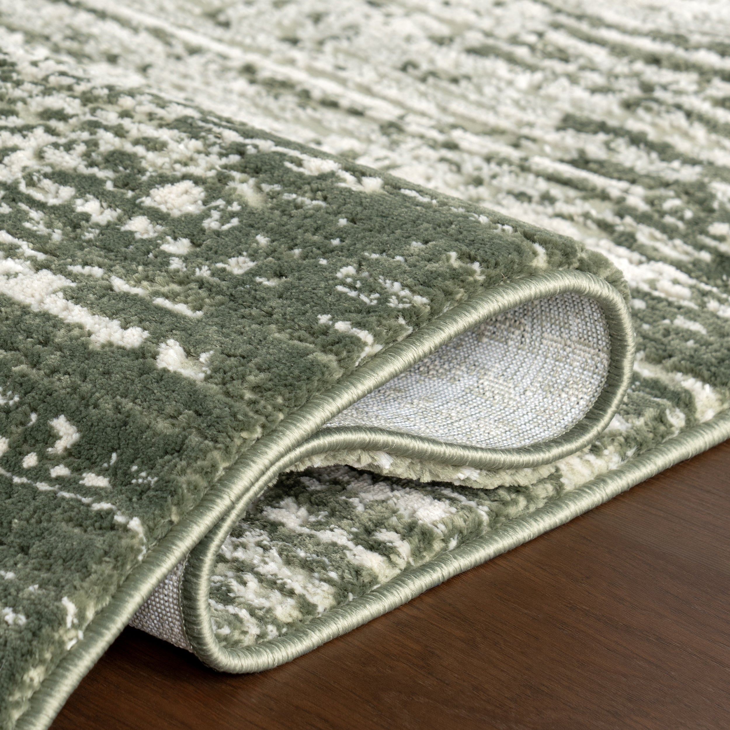 Cecilla Abstract Machine Washable Area Rug - Image 4