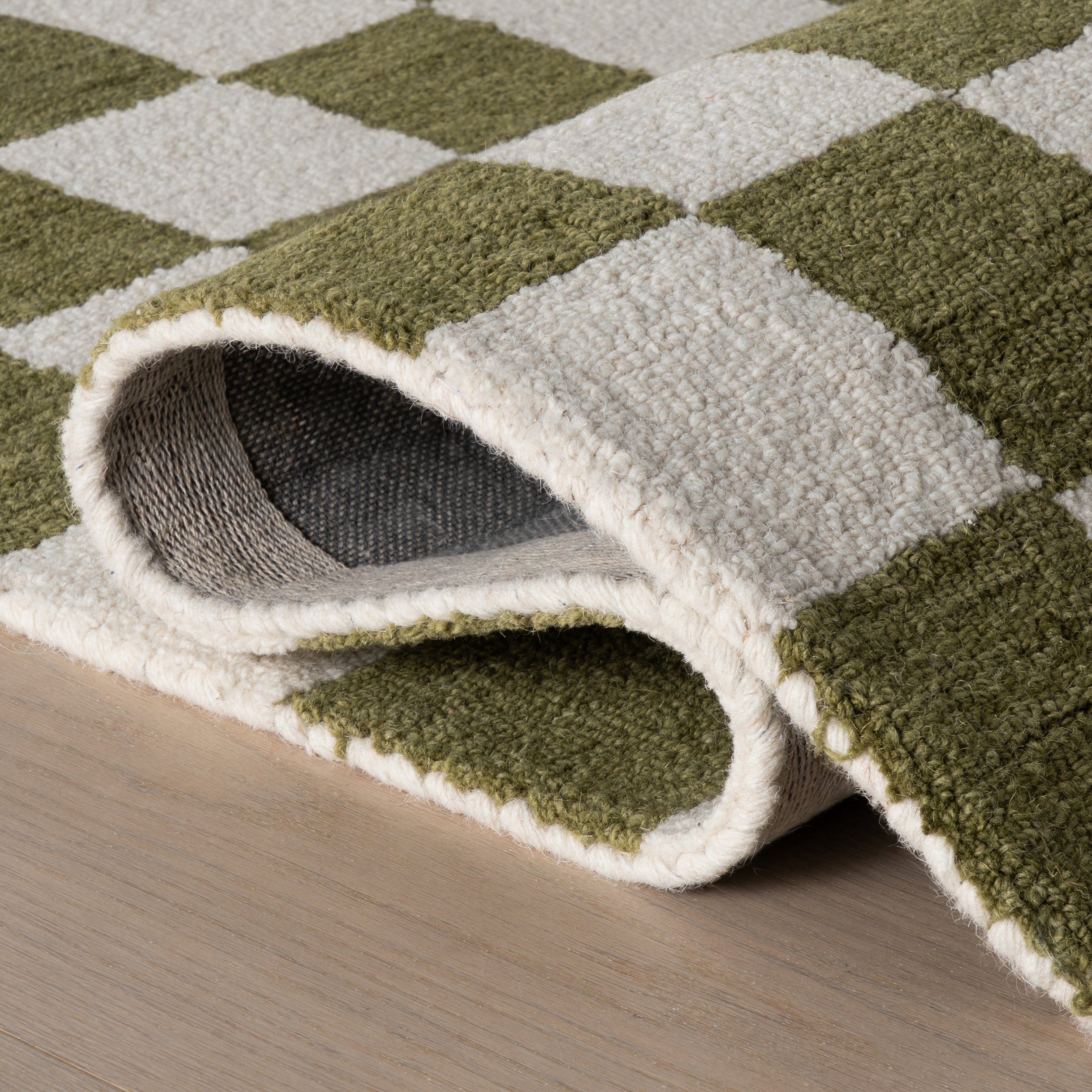 Nuloom Quinarae Checkered Wool-Blend Rug - Image 11