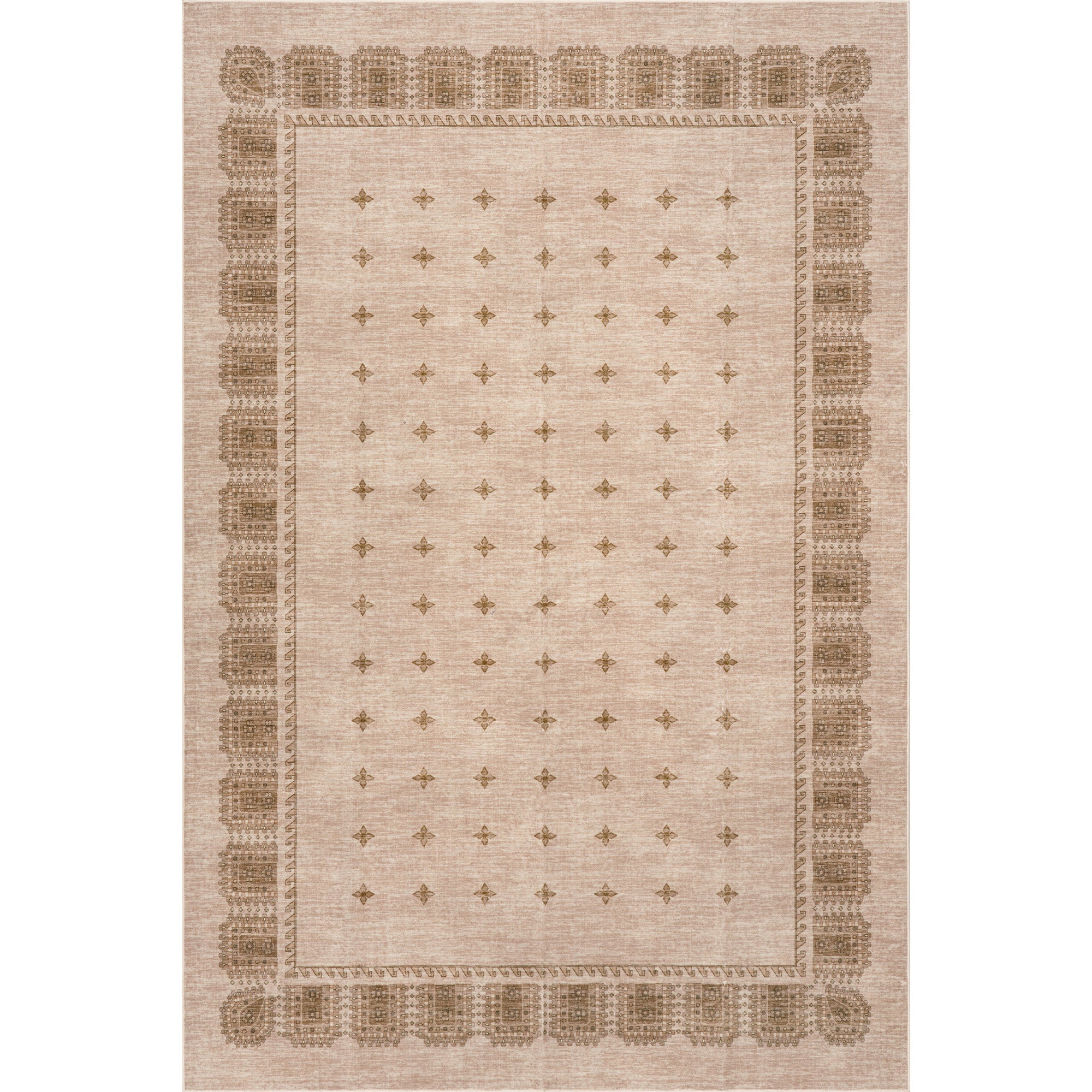Nuloom Sorrelle Bordered Washable Rug