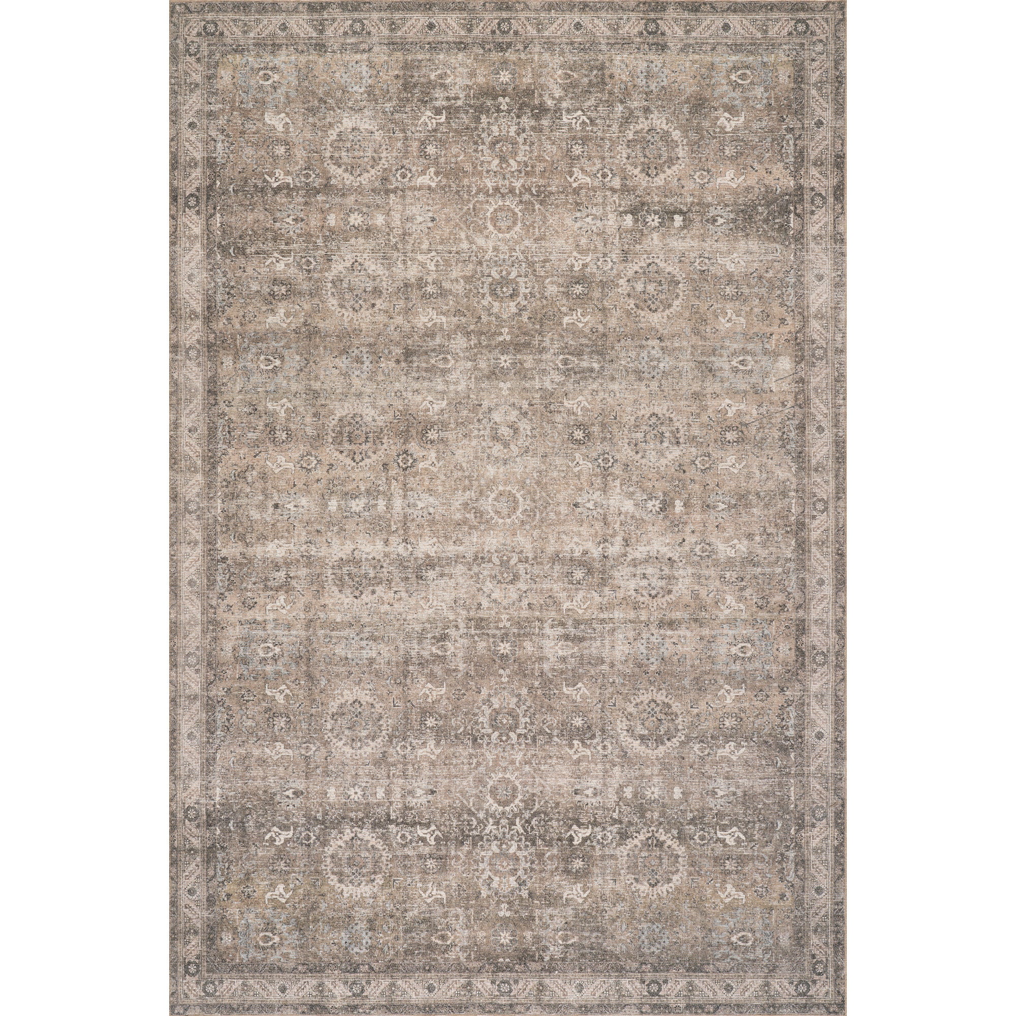 Nuloom Thalira Antiqued Jute-Blend Area Rug