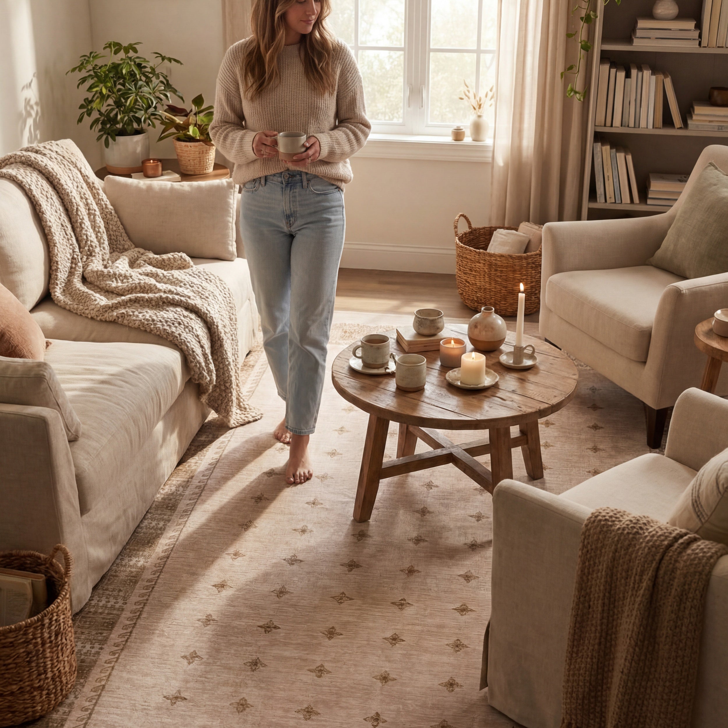 Nuloom Sorrelle Bordered Washable Rug - Image 7