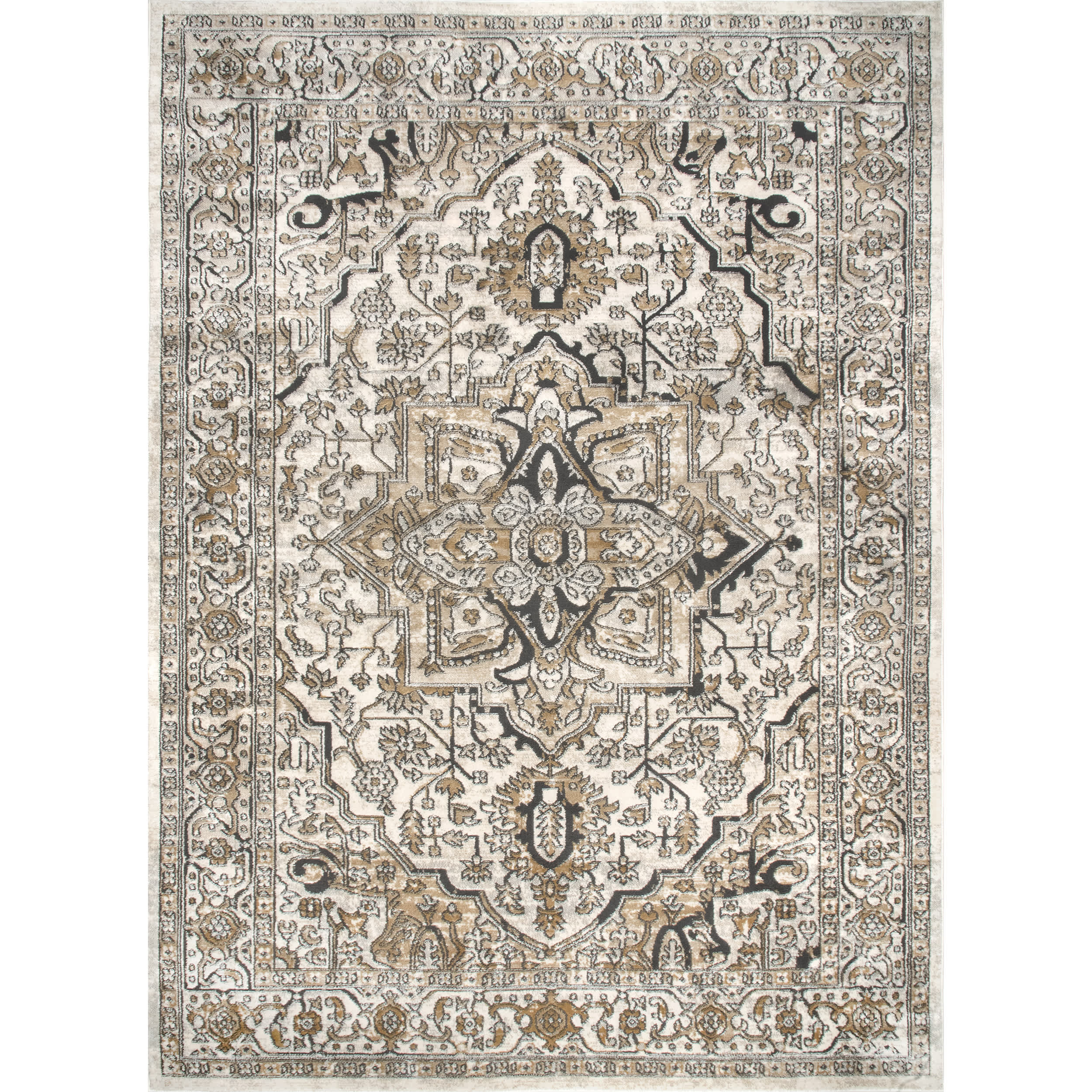 Darcie Traditional Medallion Area Rug - Image 3