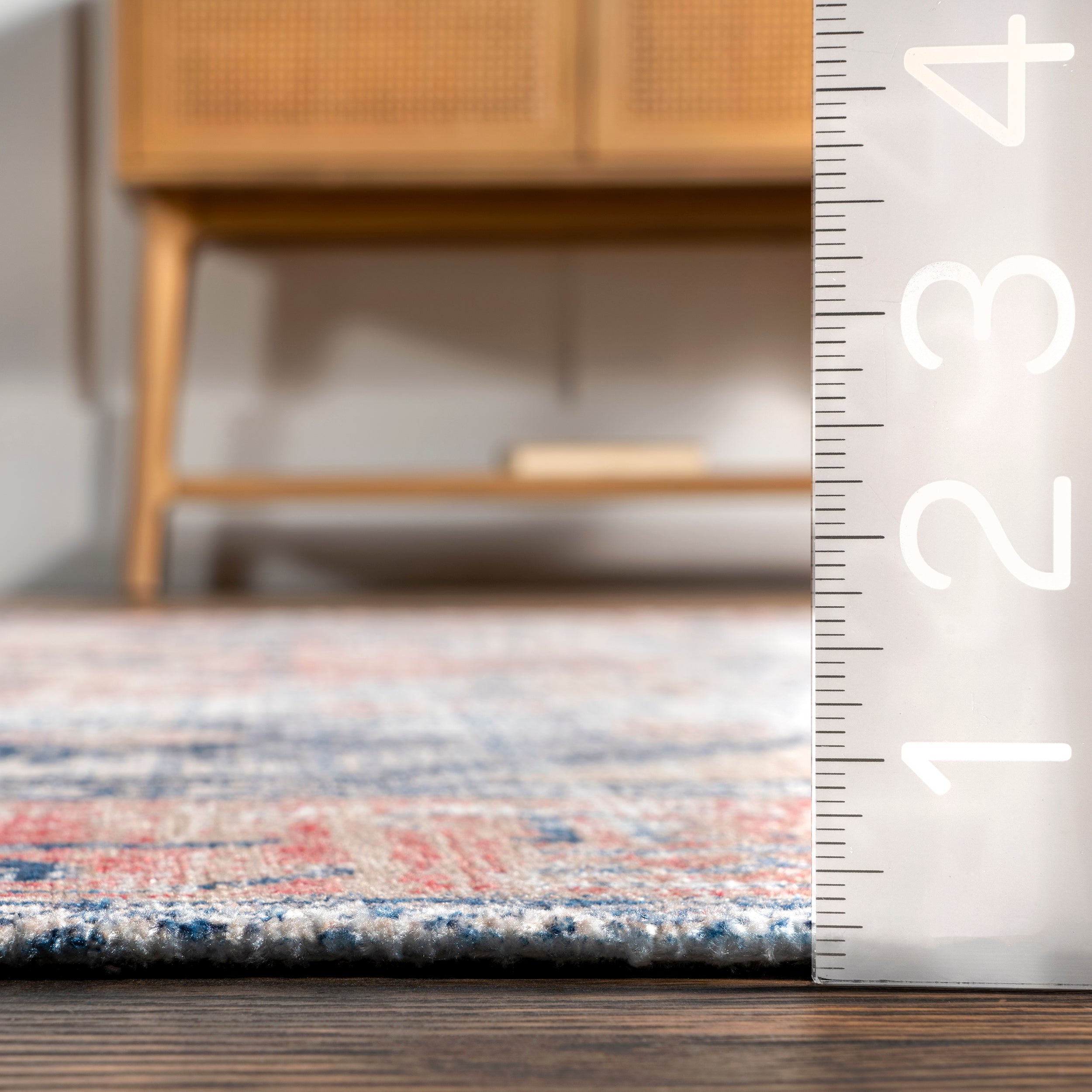 Larkspur Persian Fringed Machine Washable Area Rug - Image 10