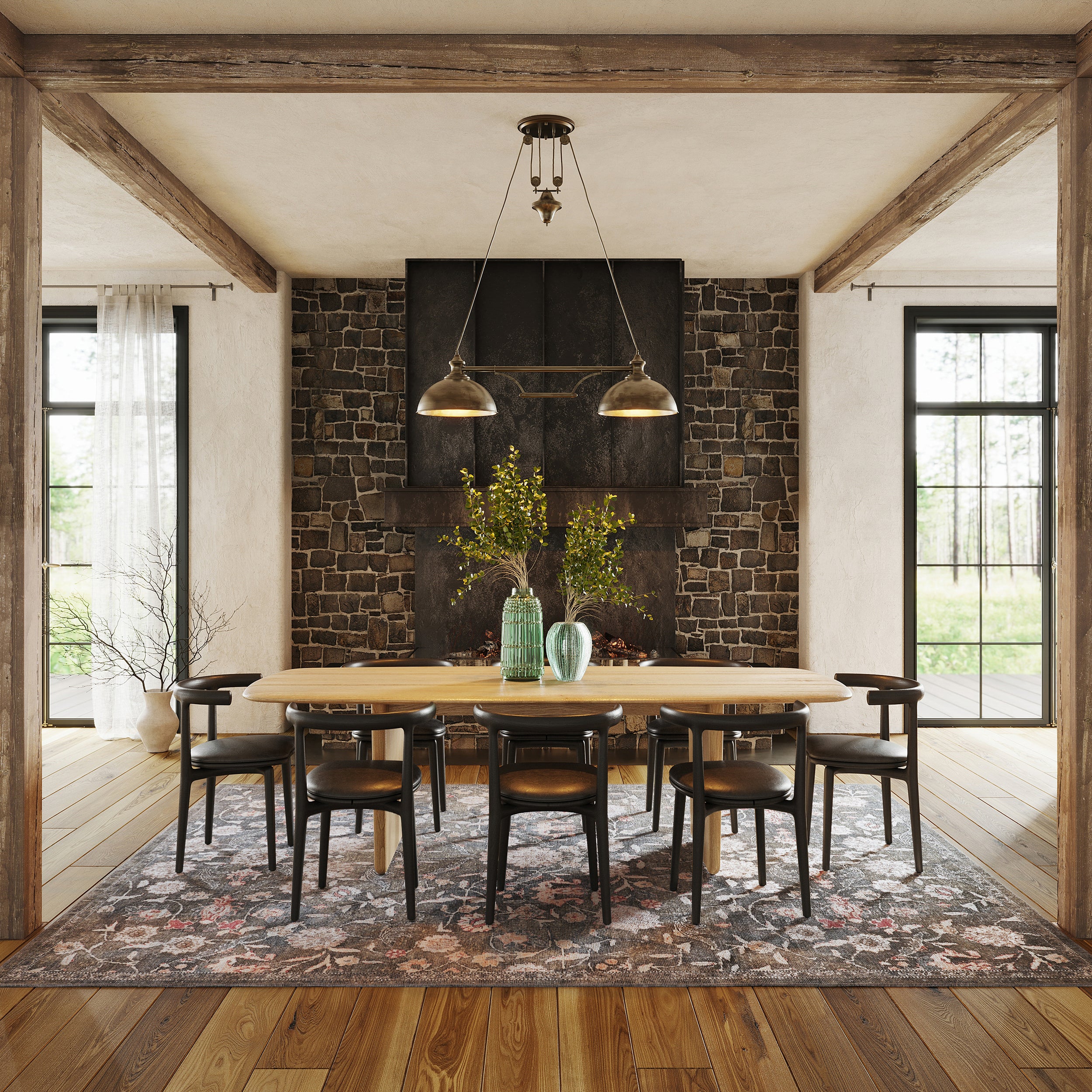 Nuloom Elaris Traditional Floral and Paisley Area Rug - Image 3