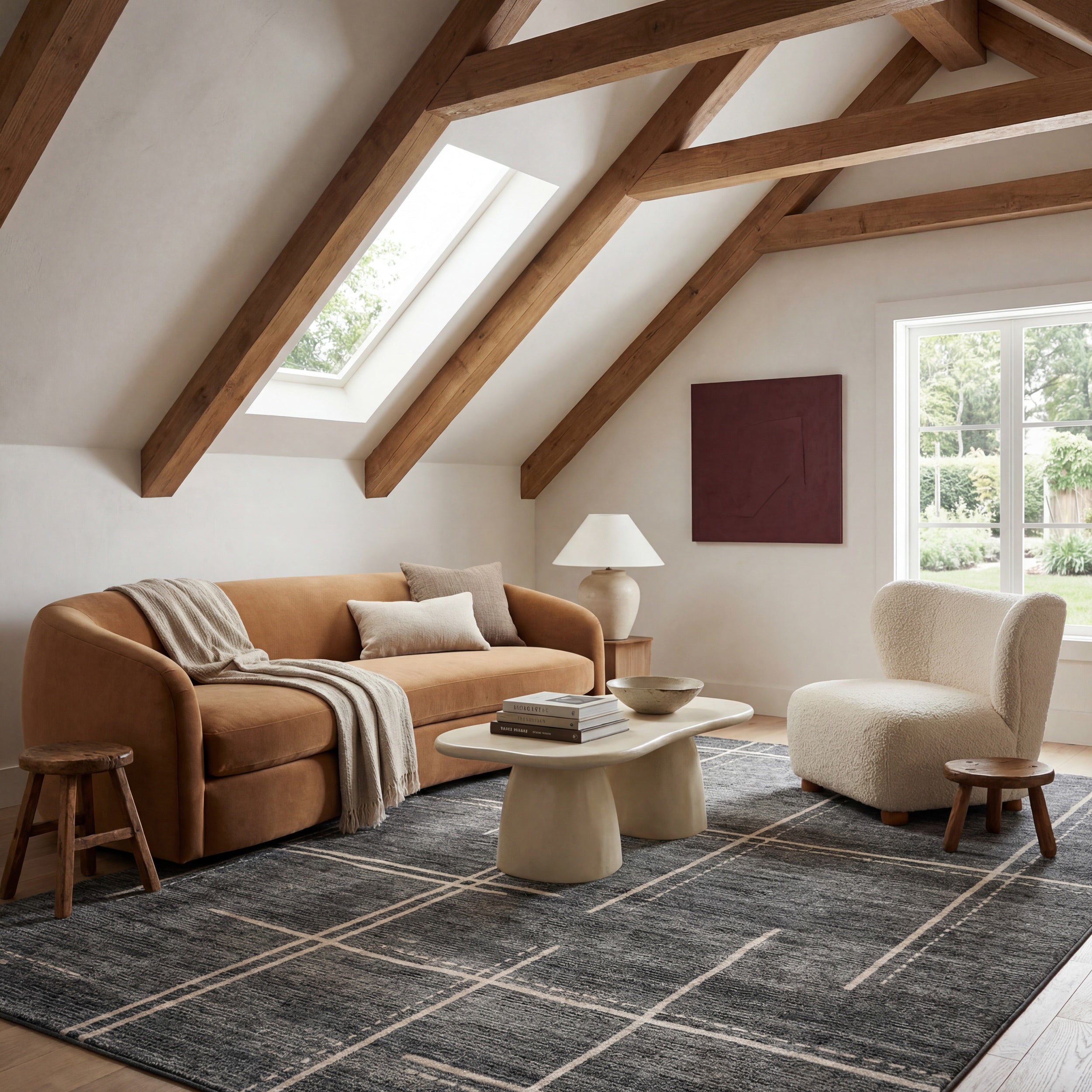 Nuloom Sabienne Abstract Washable Rug - Image 2