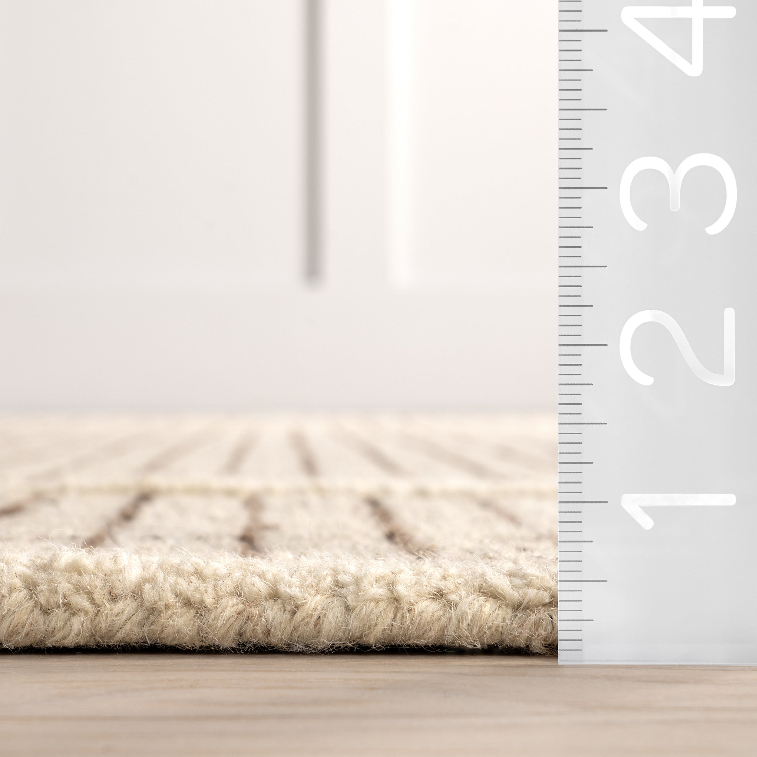 Emaline Geometric Wool Area Rug - Image 12