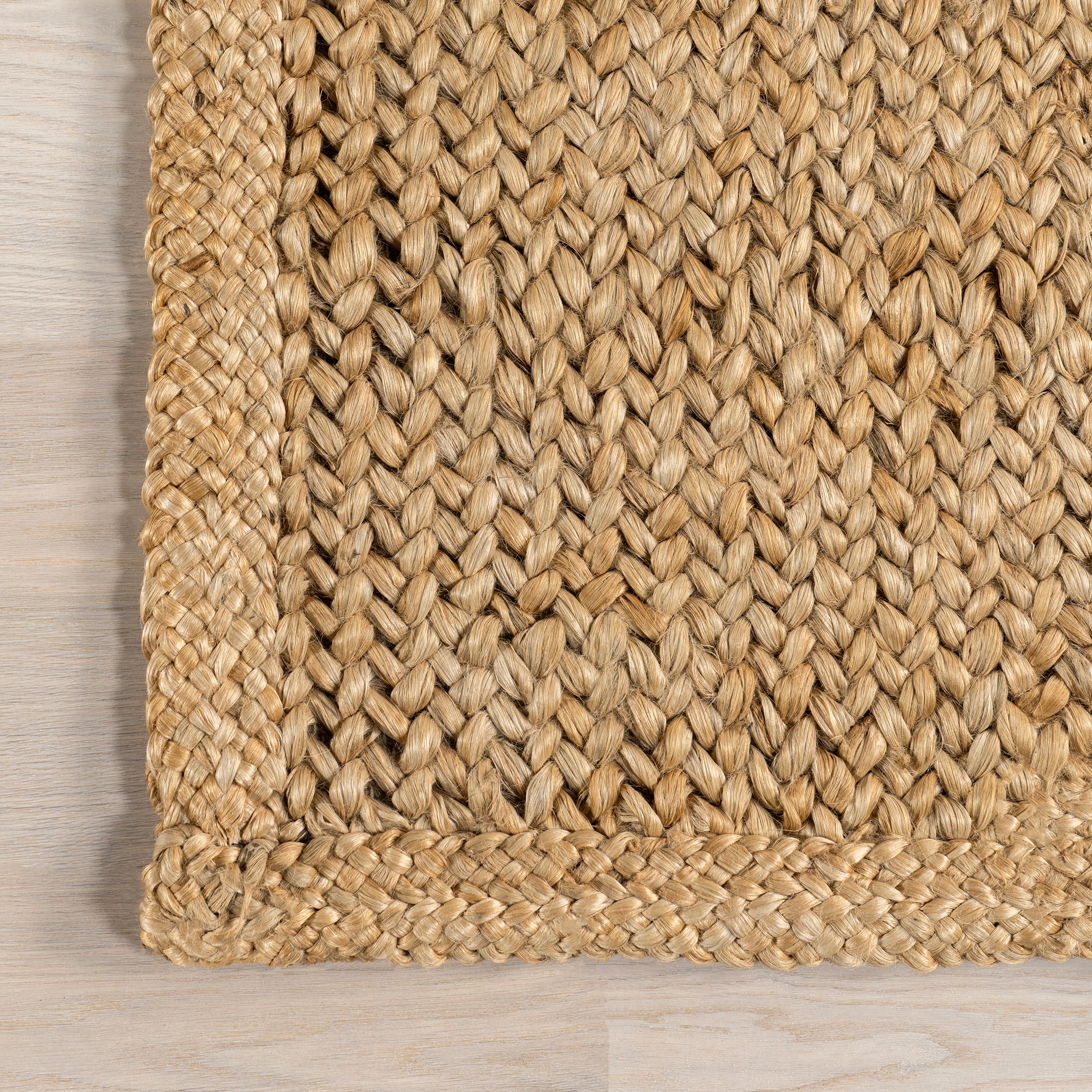 Willow Bordered Jute Area Rug - Image 5