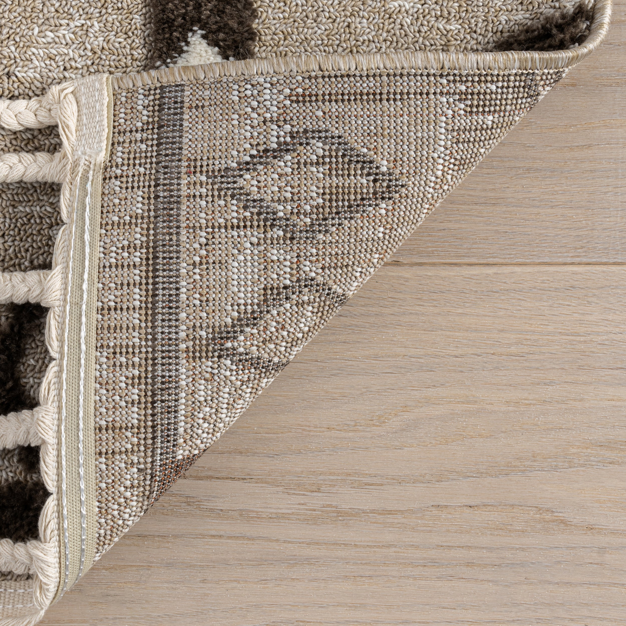 Autumn Geometric Tasseled Area Rug - Image 8