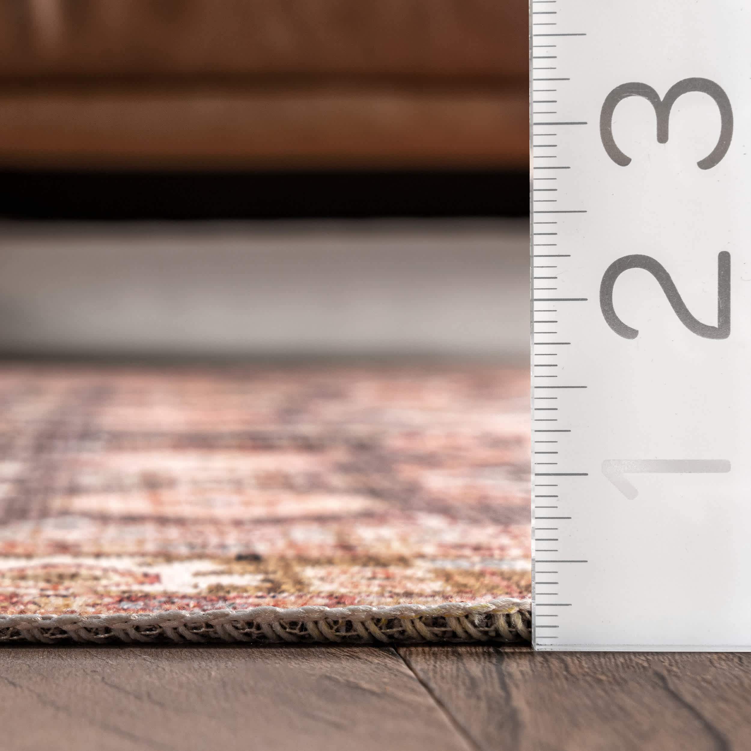 Claire Washable Floral Area Rug - Image 3