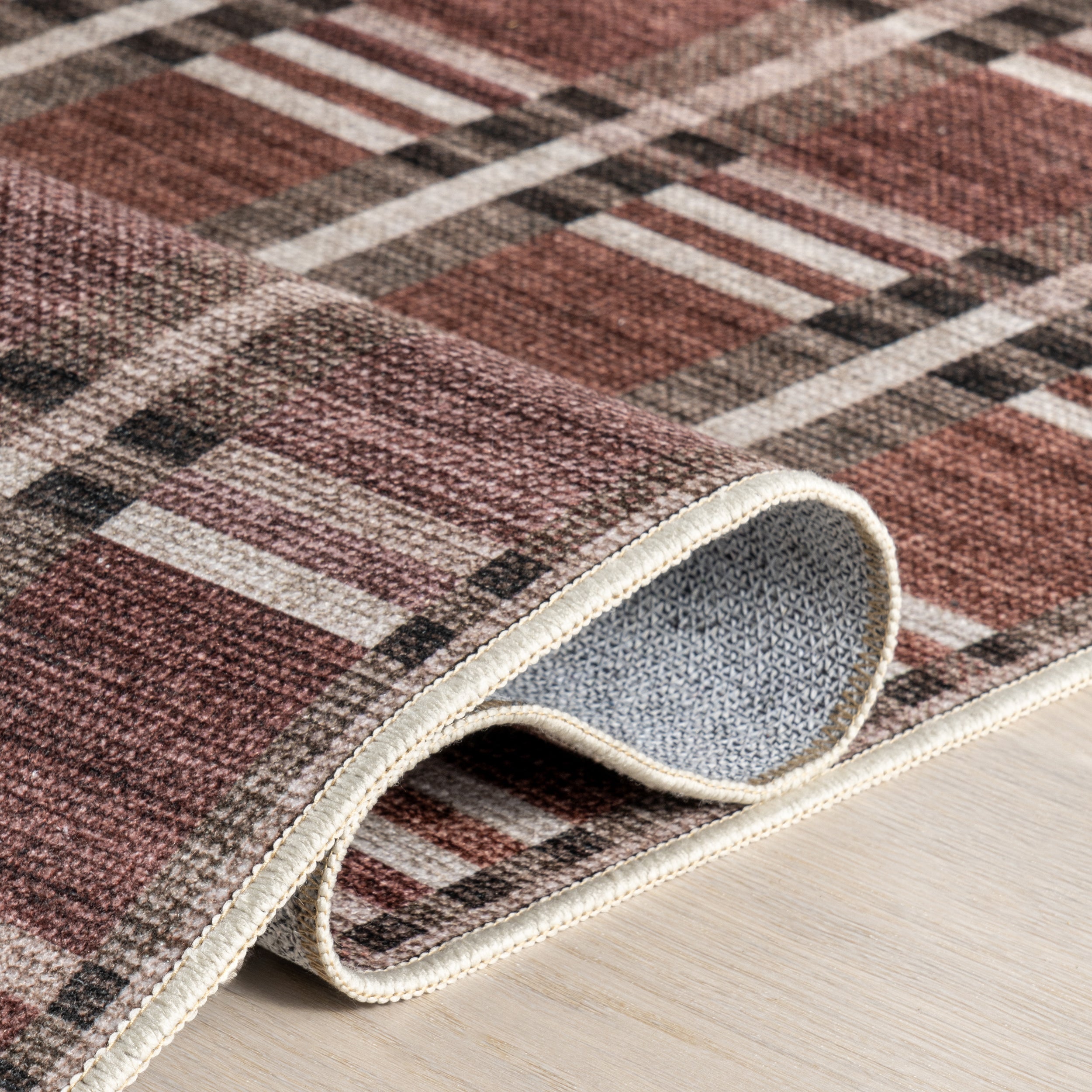 Nuloom Uzma Plaid Area Rug - Image 4