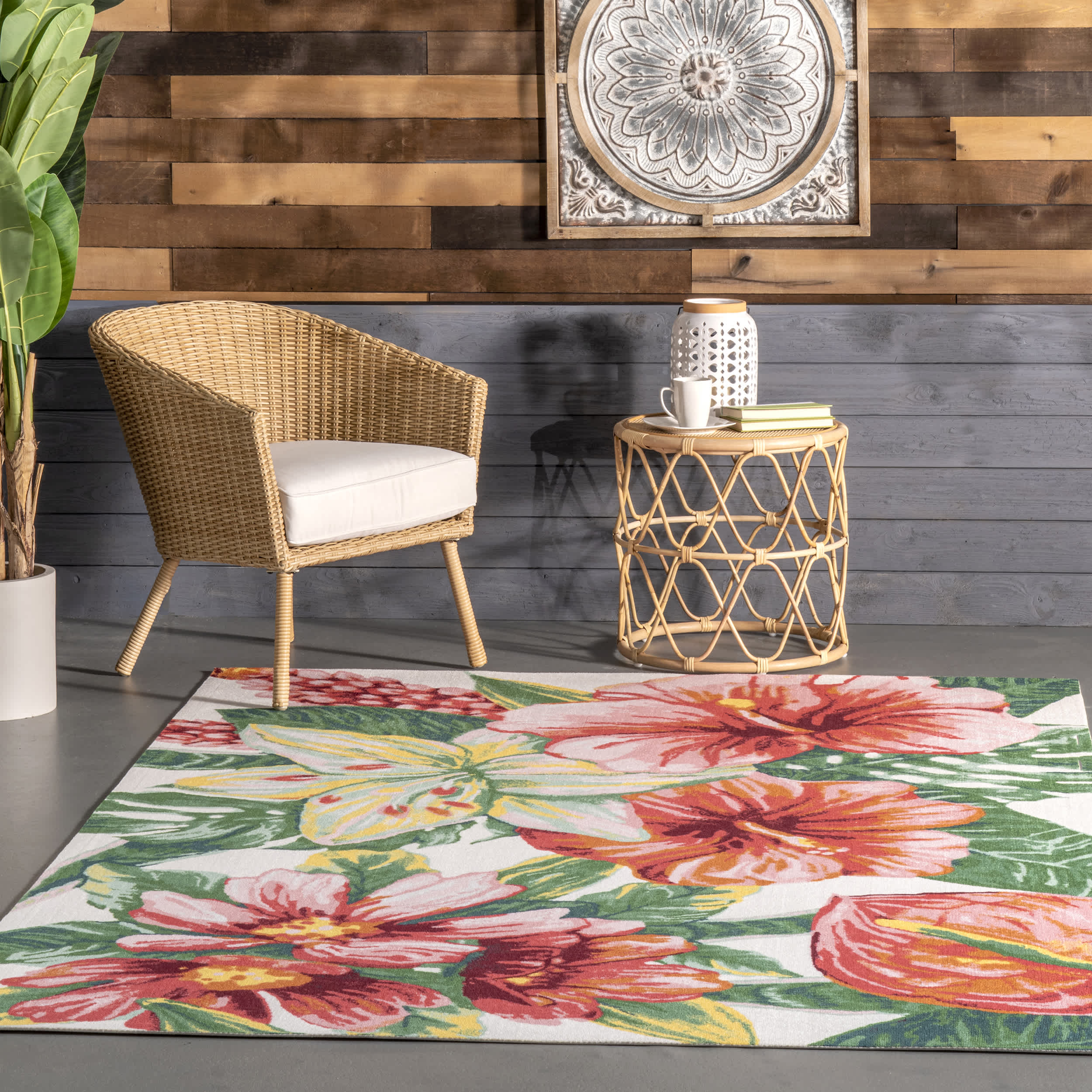 Contemporary Floral Sabrina Area Rug - Image 2