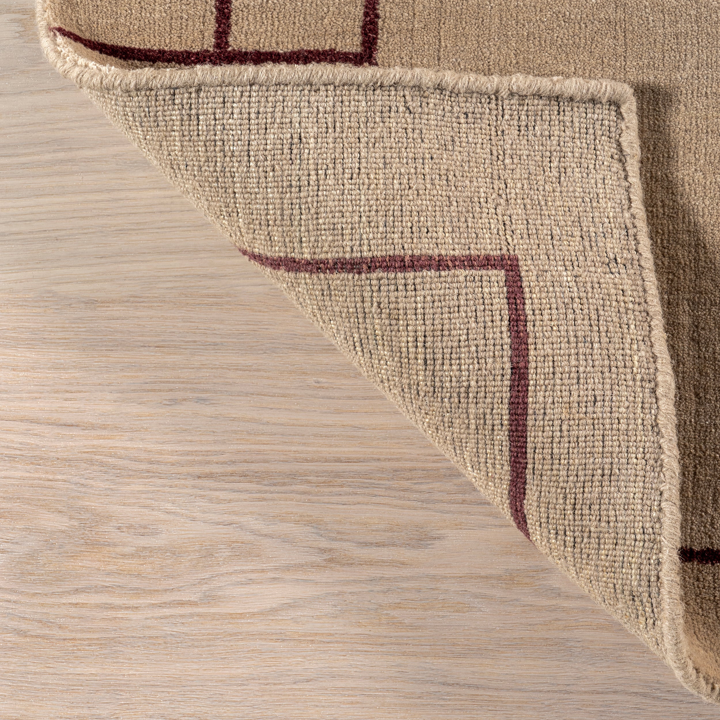 Nile Bordered Wool-Blend Area Rug - Image 6