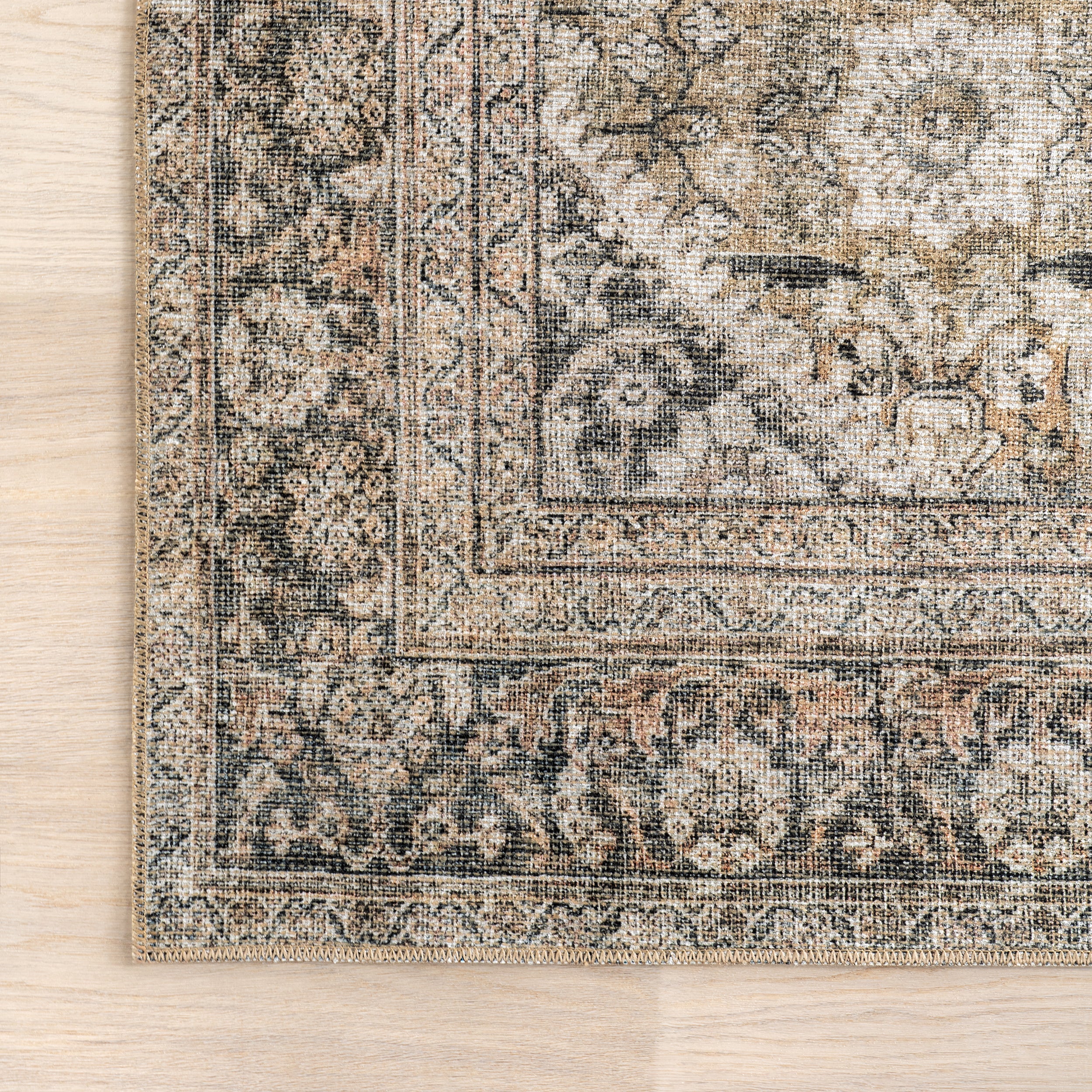 Hillstone Collection Deka Traditional Vintage Medallion Area Rug - Image 6