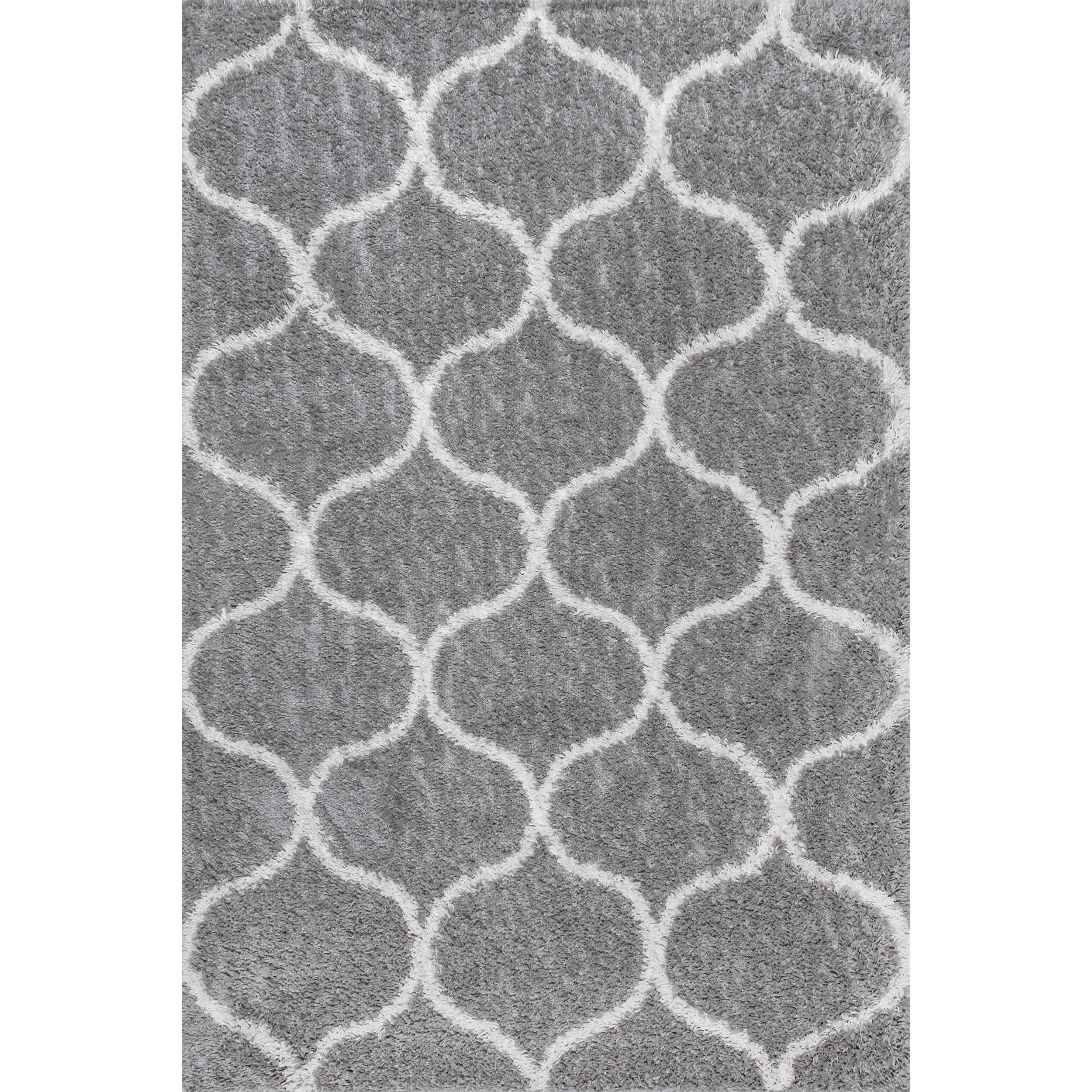 Malika Soft & Cozy Trellis Shag Area Rug - Image 11
