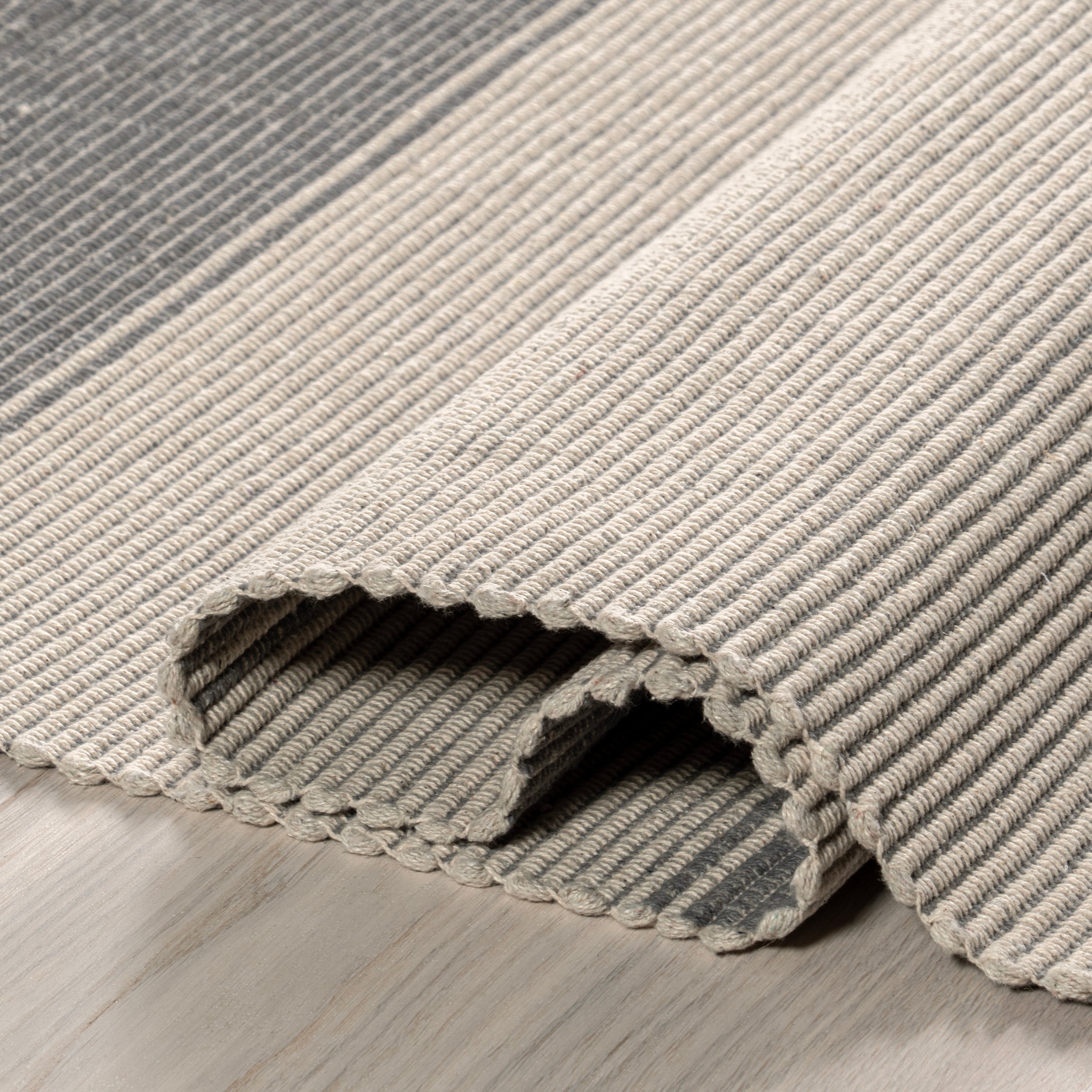Boxelder Checked Cotton Area Rug - Image 4