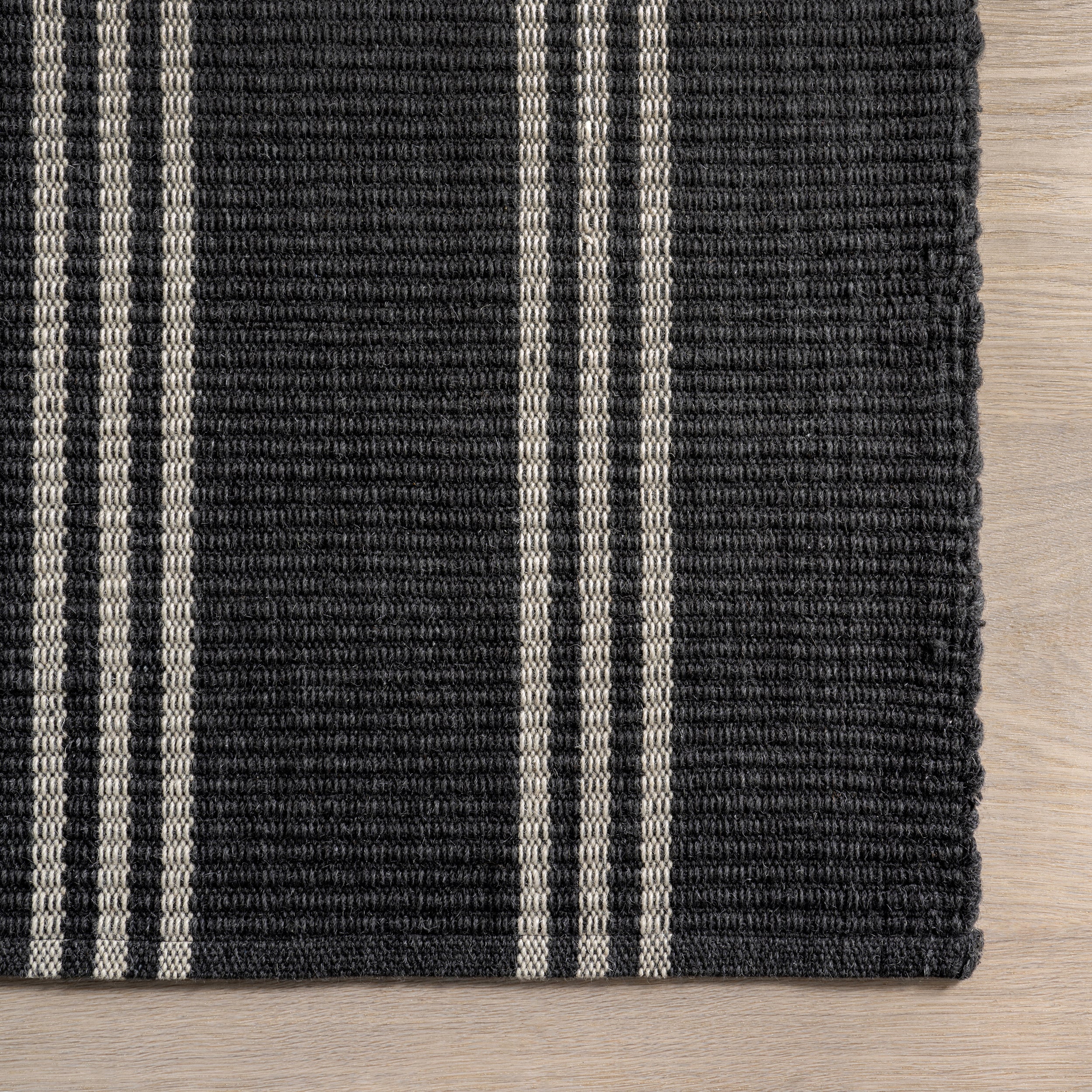 Hawthorn Striped Wool Area Rug - Image 29