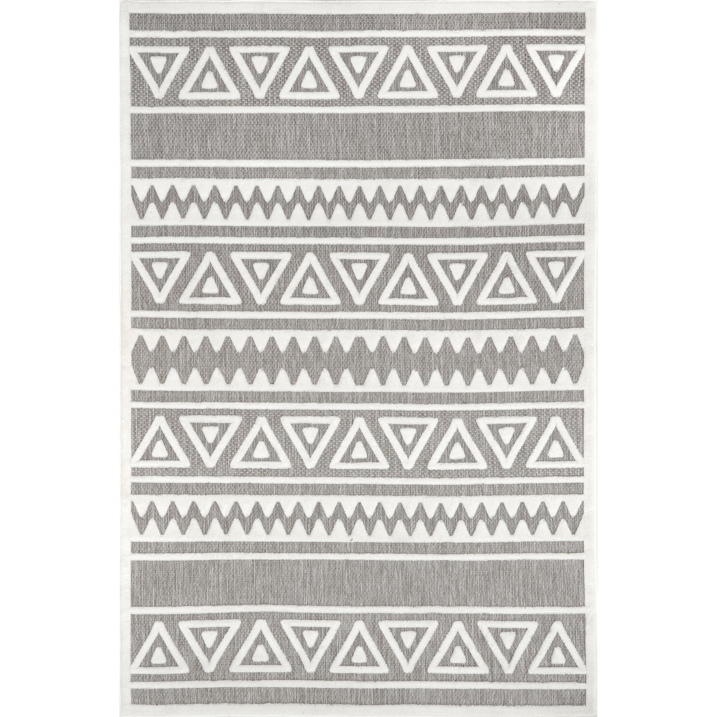 Lanelle Tribal Banded Indoor/Outdoor Area Rug