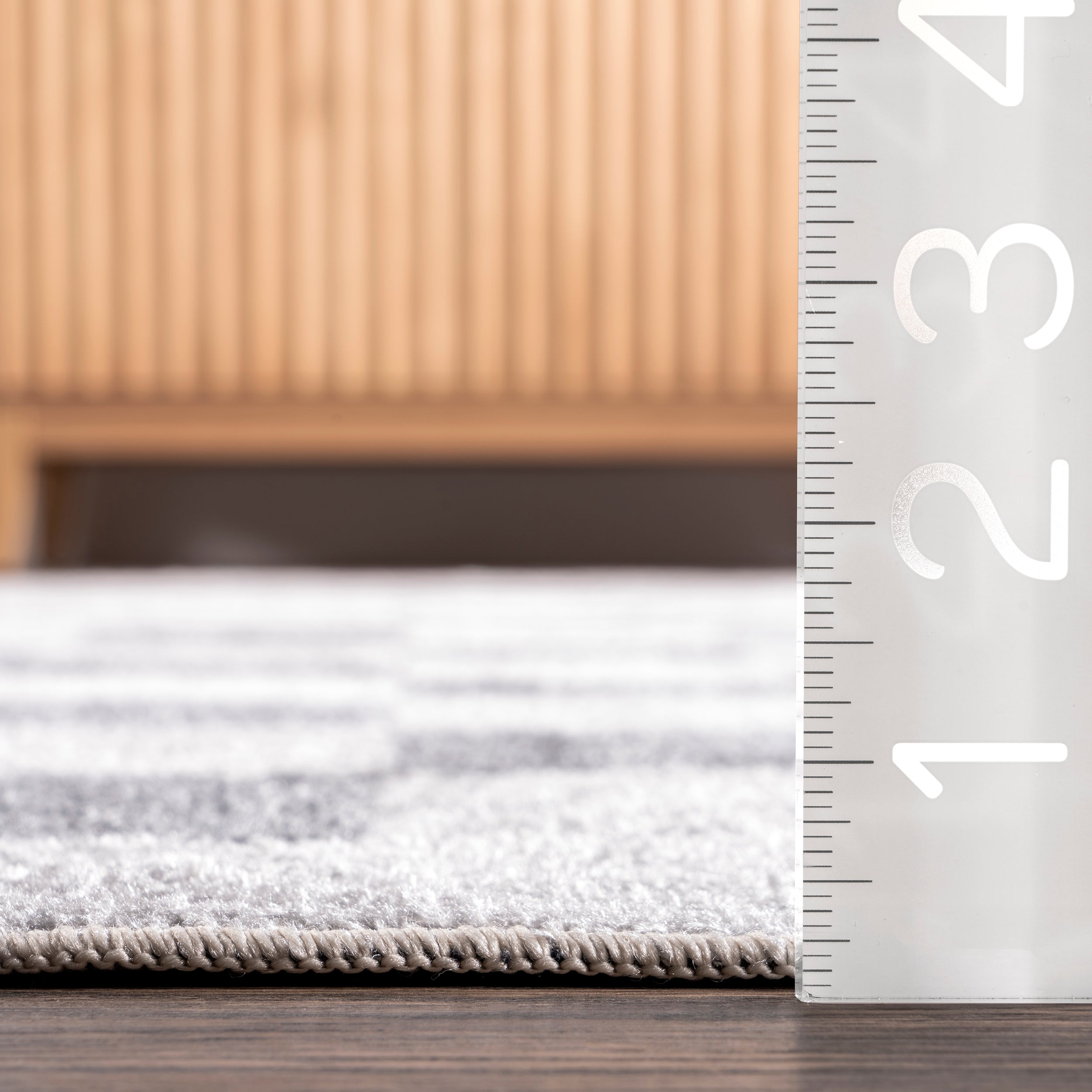 Naya Checkered Machine Washable Area Rug - Image 13