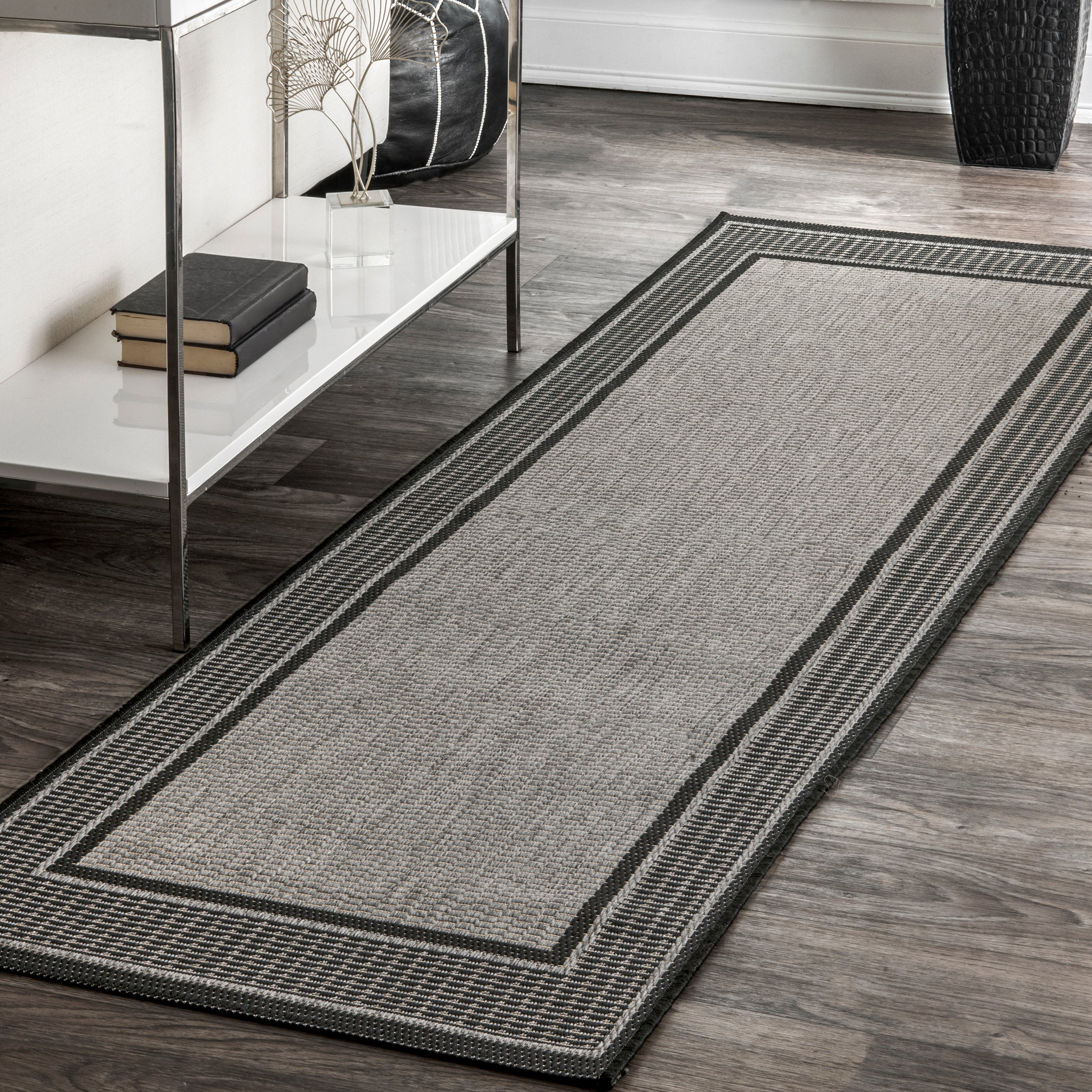 Gris Contemporary Indoor/Outdoor Area Rug - Image 12