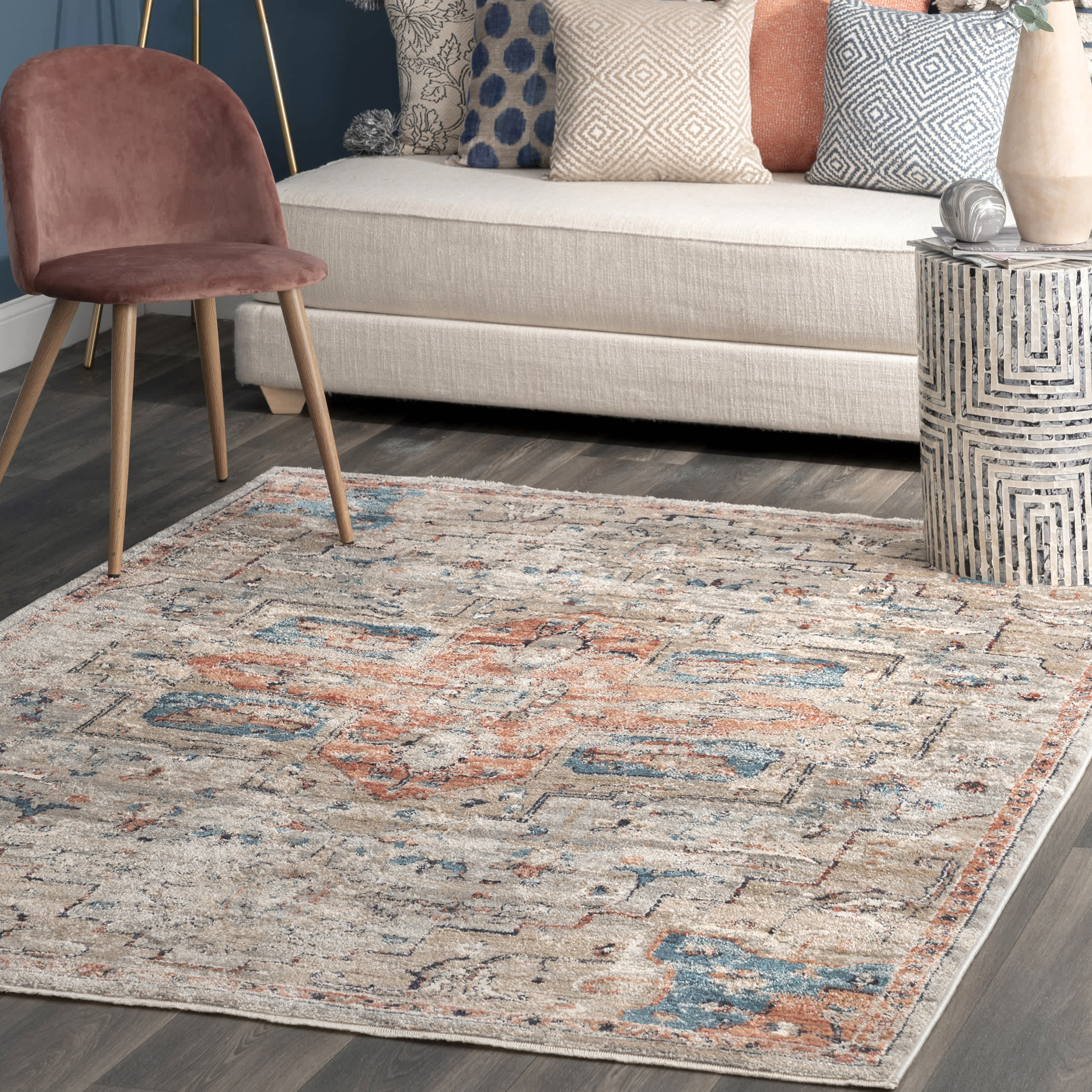 Janessa Croix Medallion Area Rug - Image 6
