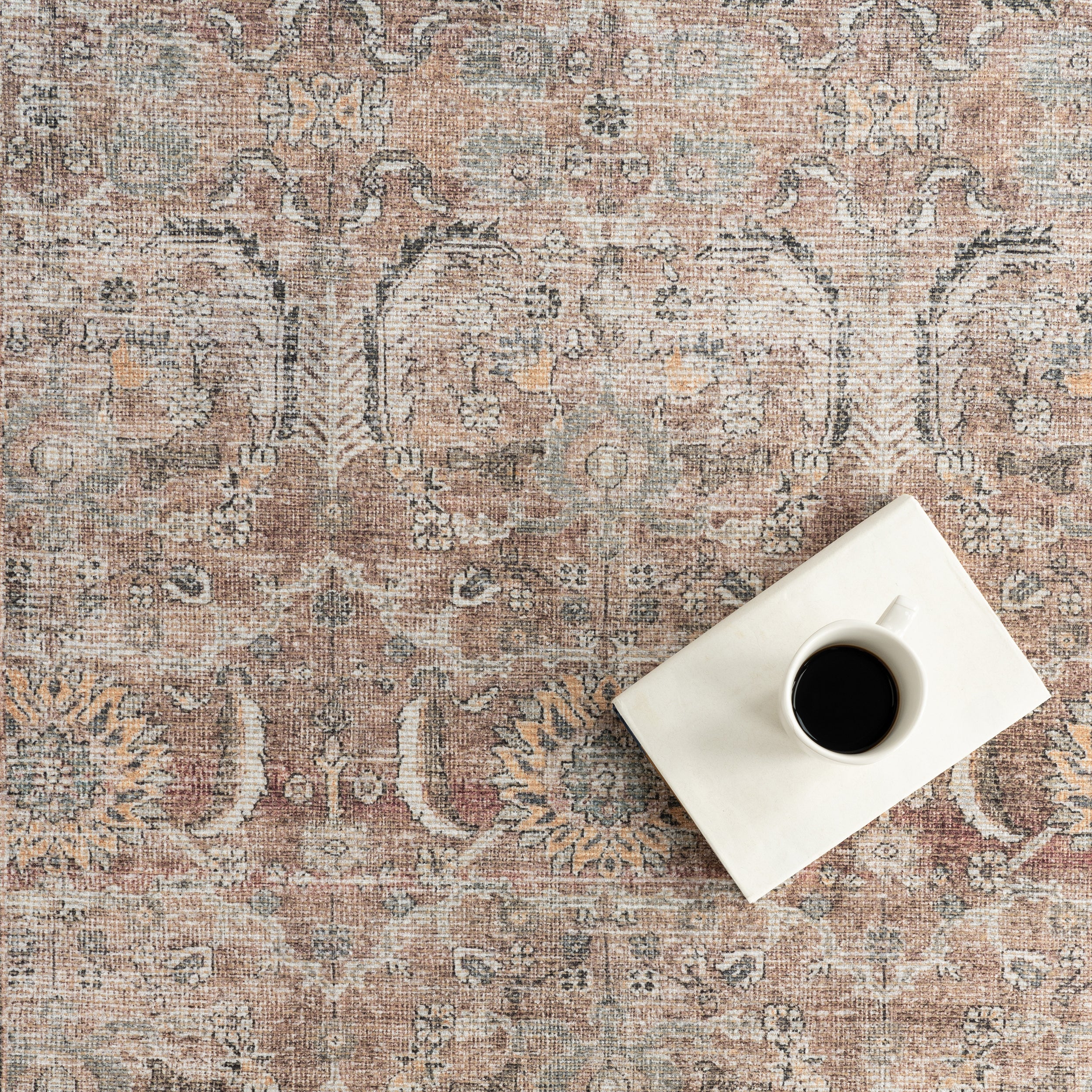 Nuloom Hillstone Collection Traditional Vintage Medallion Area Rug - Image 18