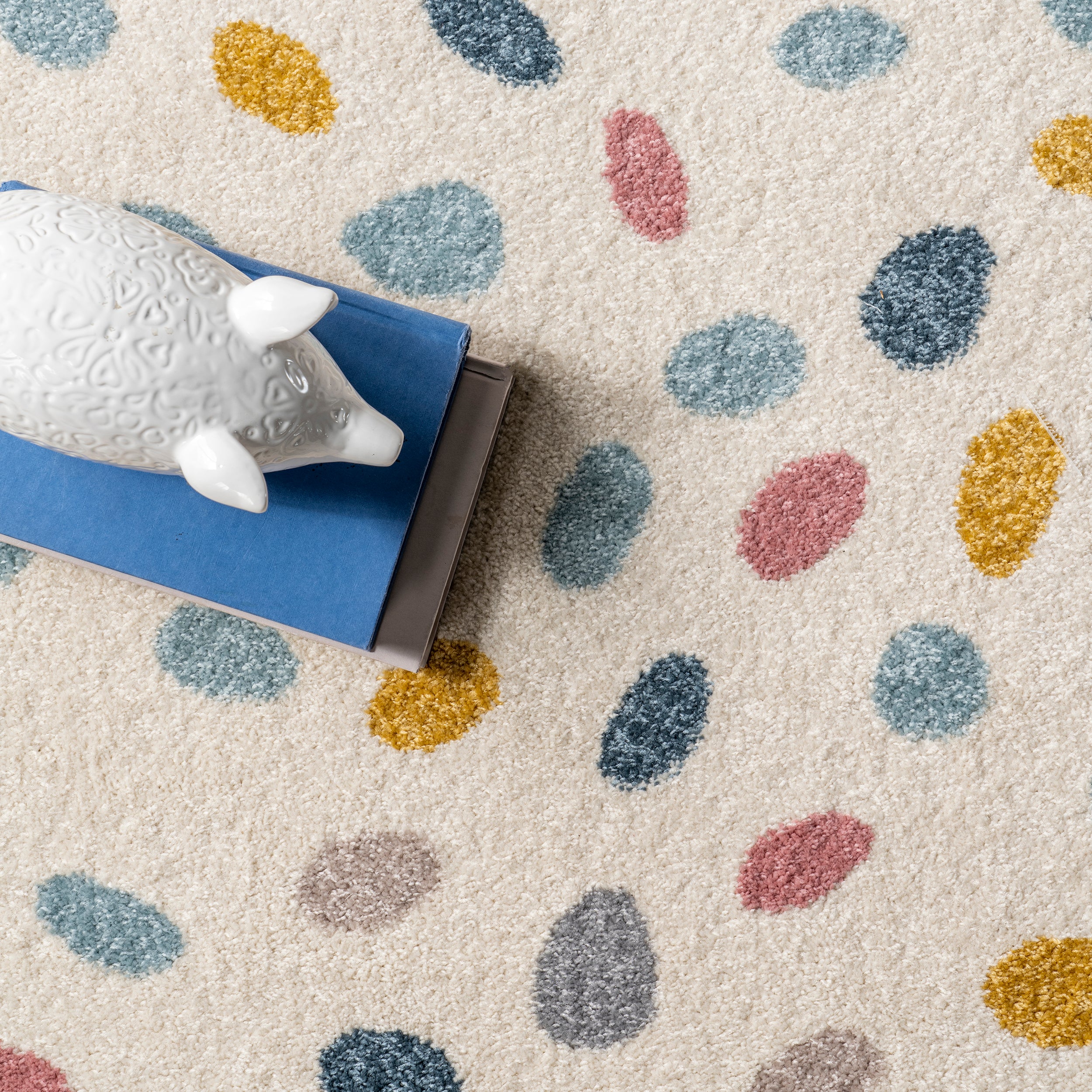 Isabela Colorful Pebbles Kids Area Rug - Image 6
