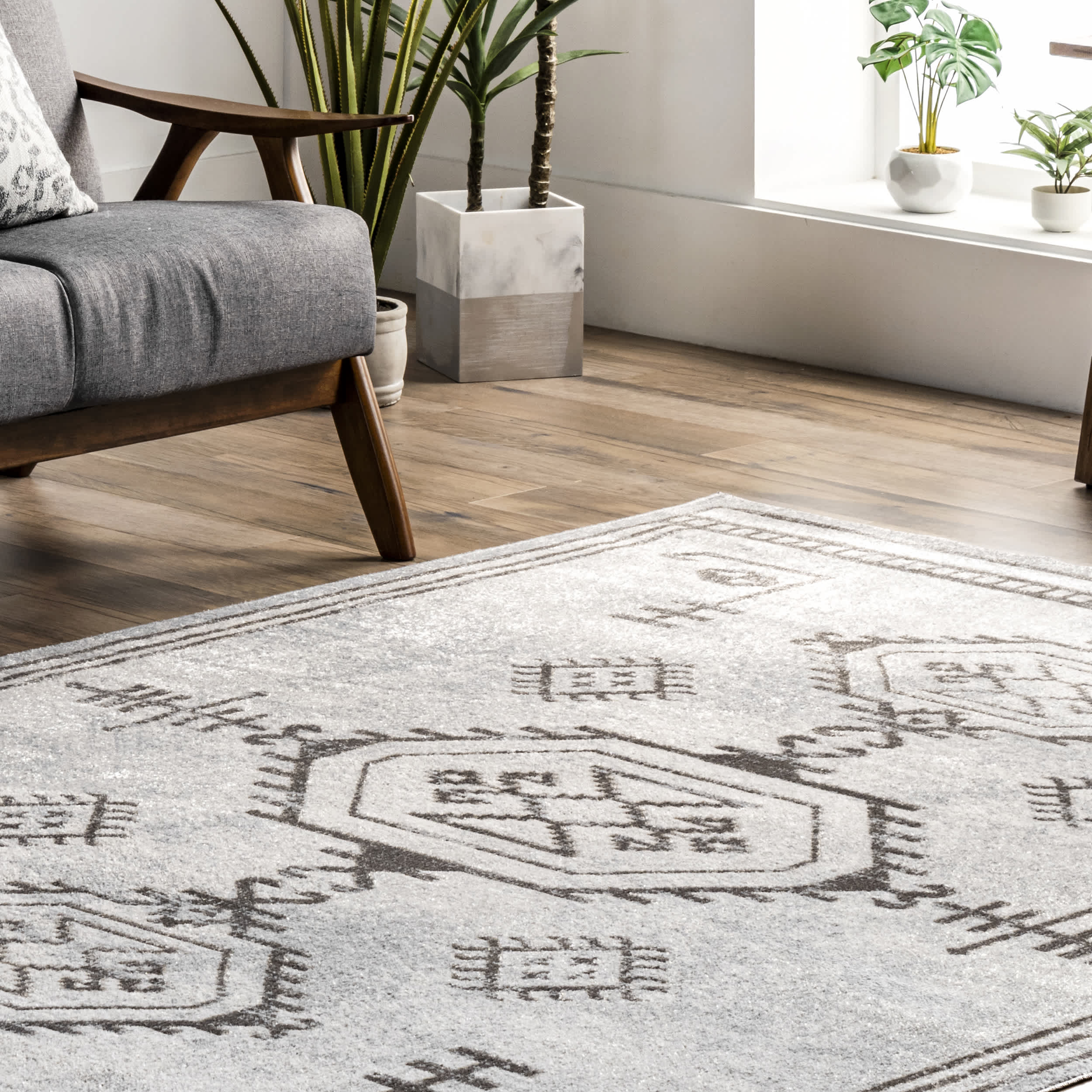 Kyleigh Machine Washable Southwestern Area Rug - Image 9