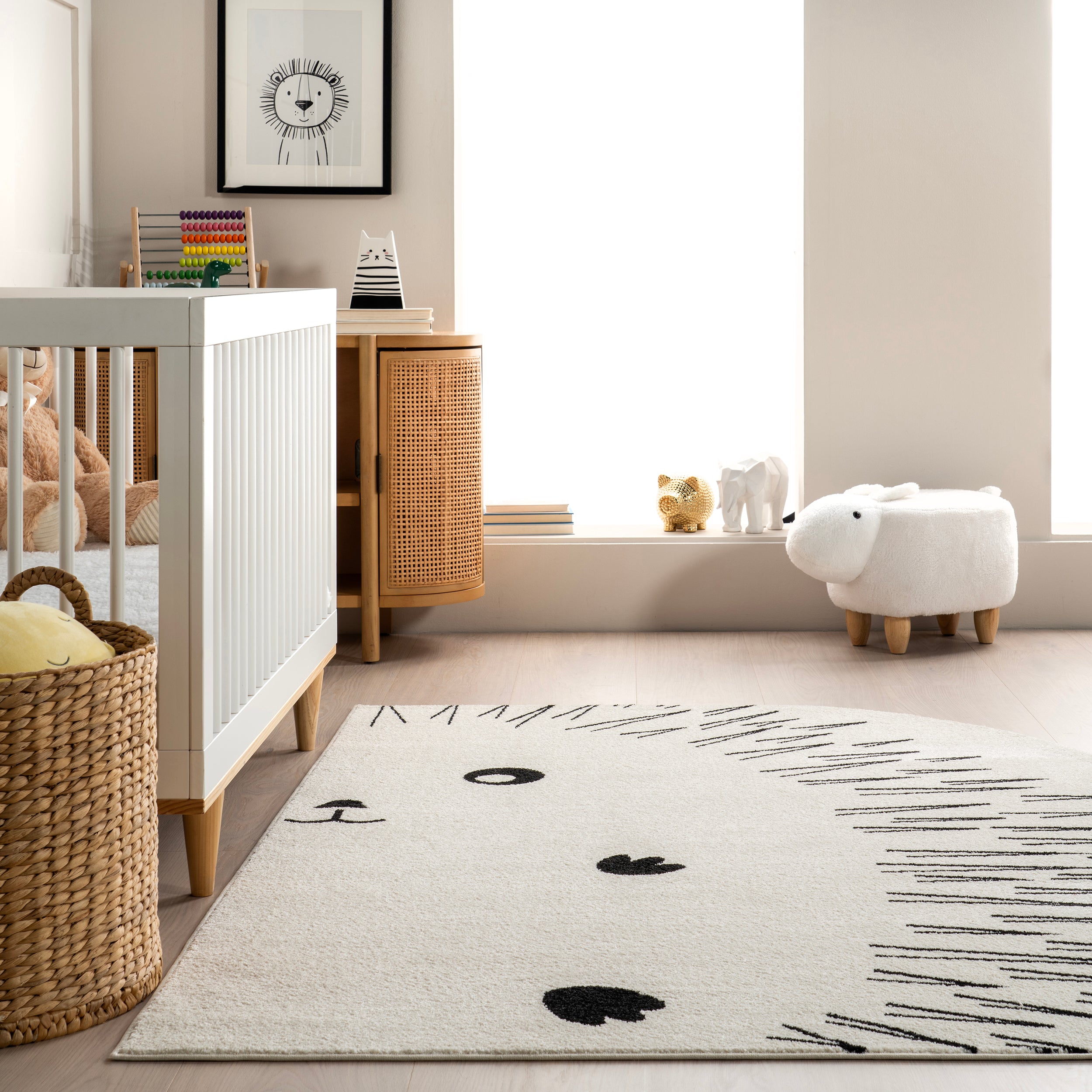 Amelie Hedgehog Kids Area Rug - Image 8