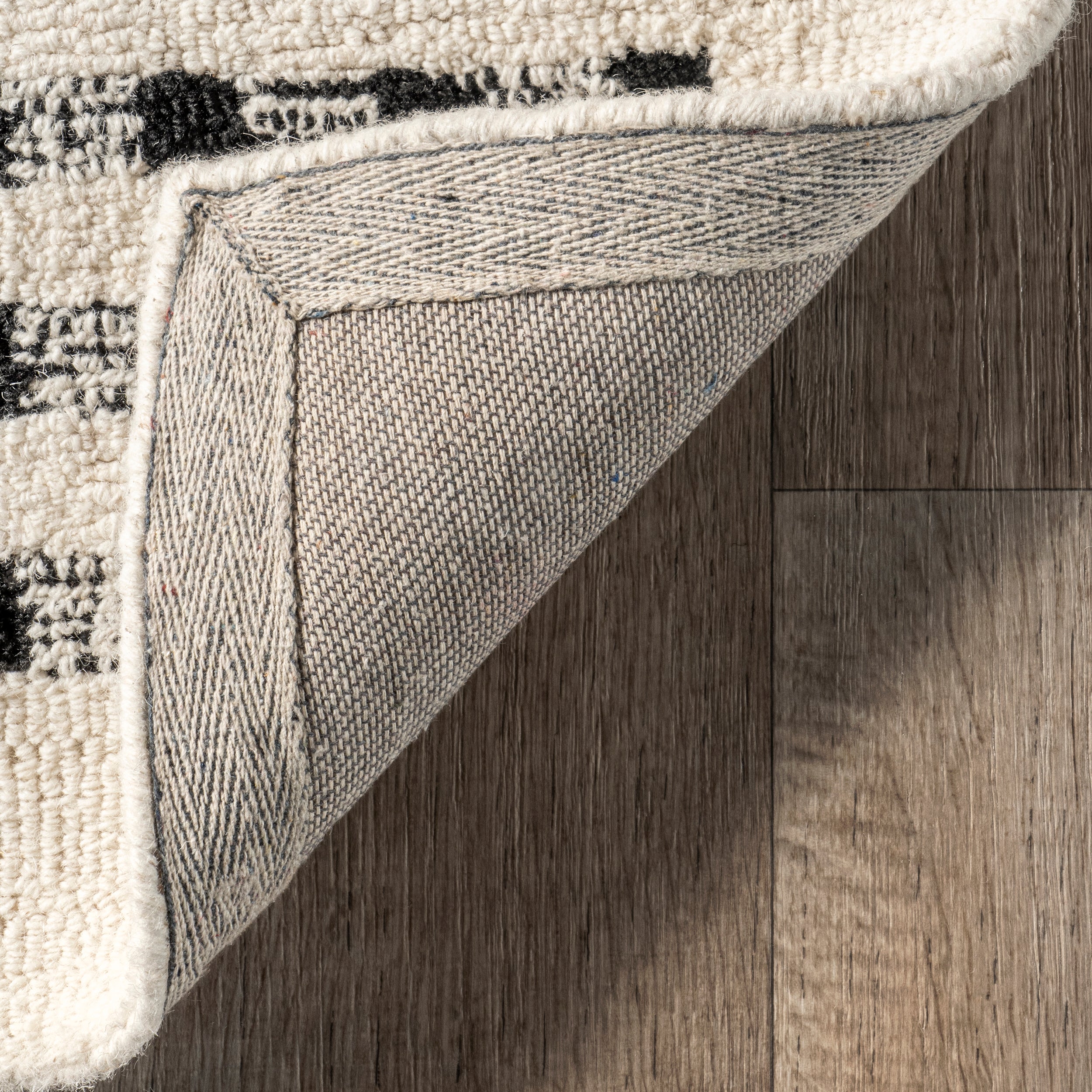Adahlia Checkered Wool Area Rug - Image 7