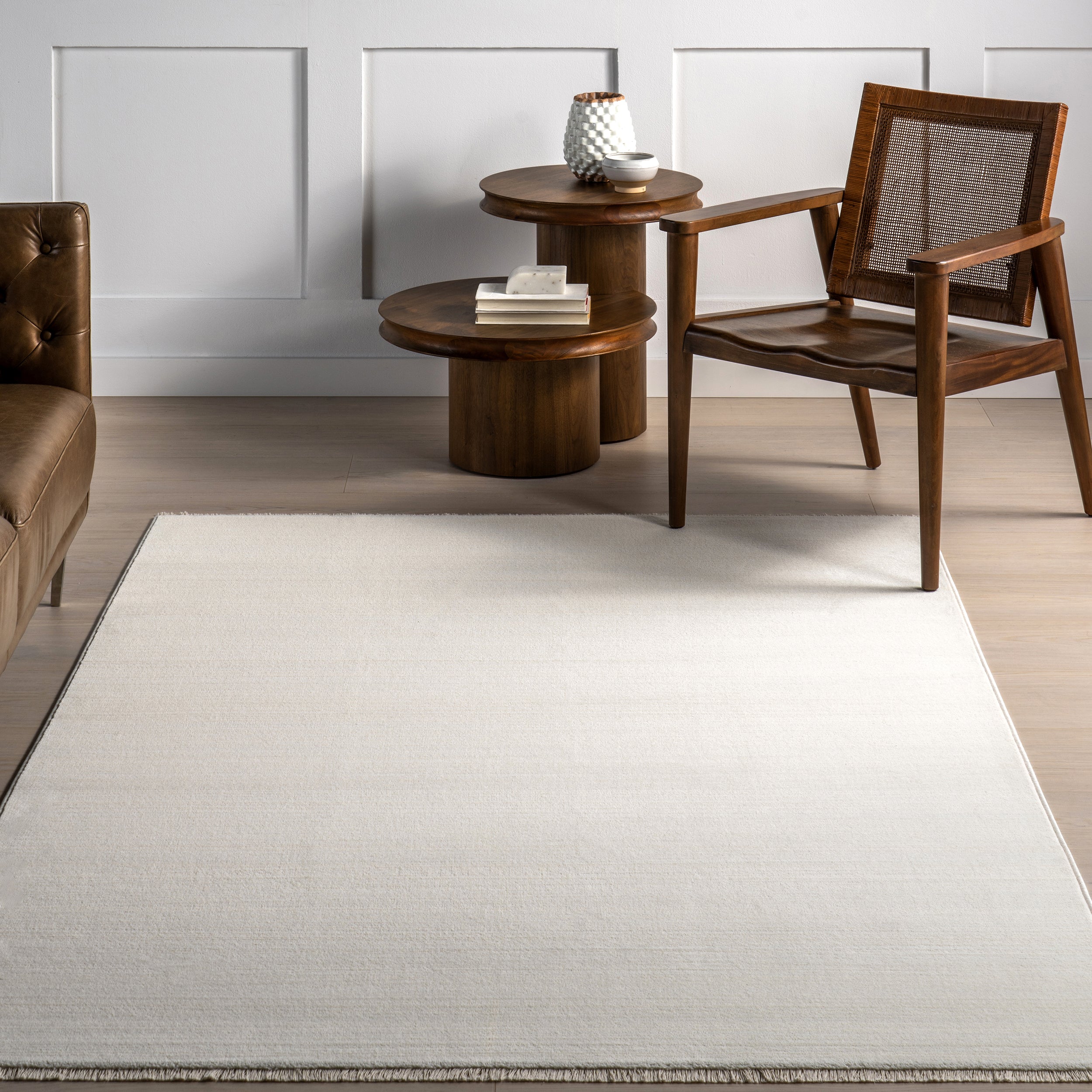 Raya Contemporary Solid Area Rug - Image 9