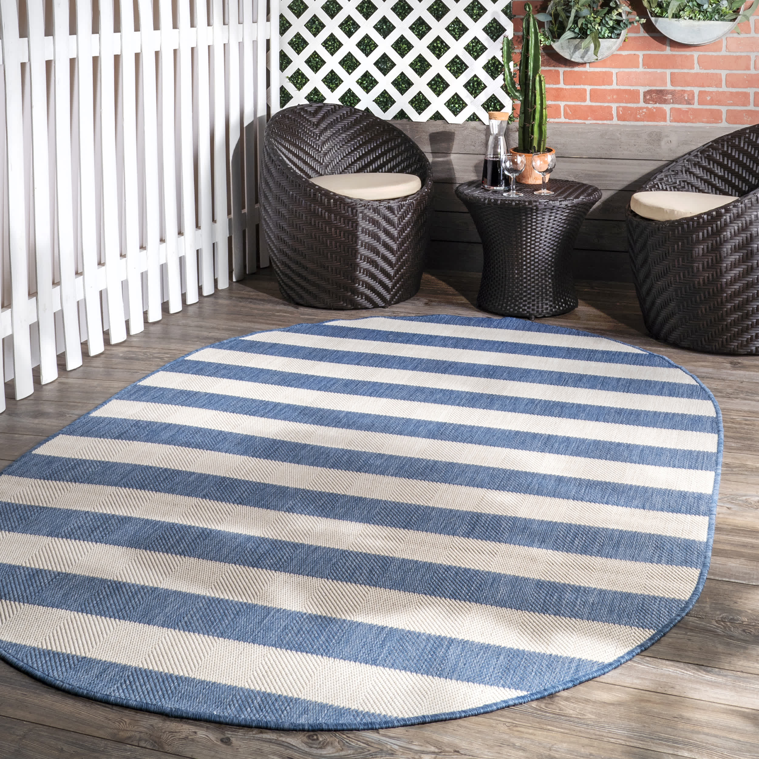 Alexis Striped Indoor/Outdoor Area Rug - Image 21