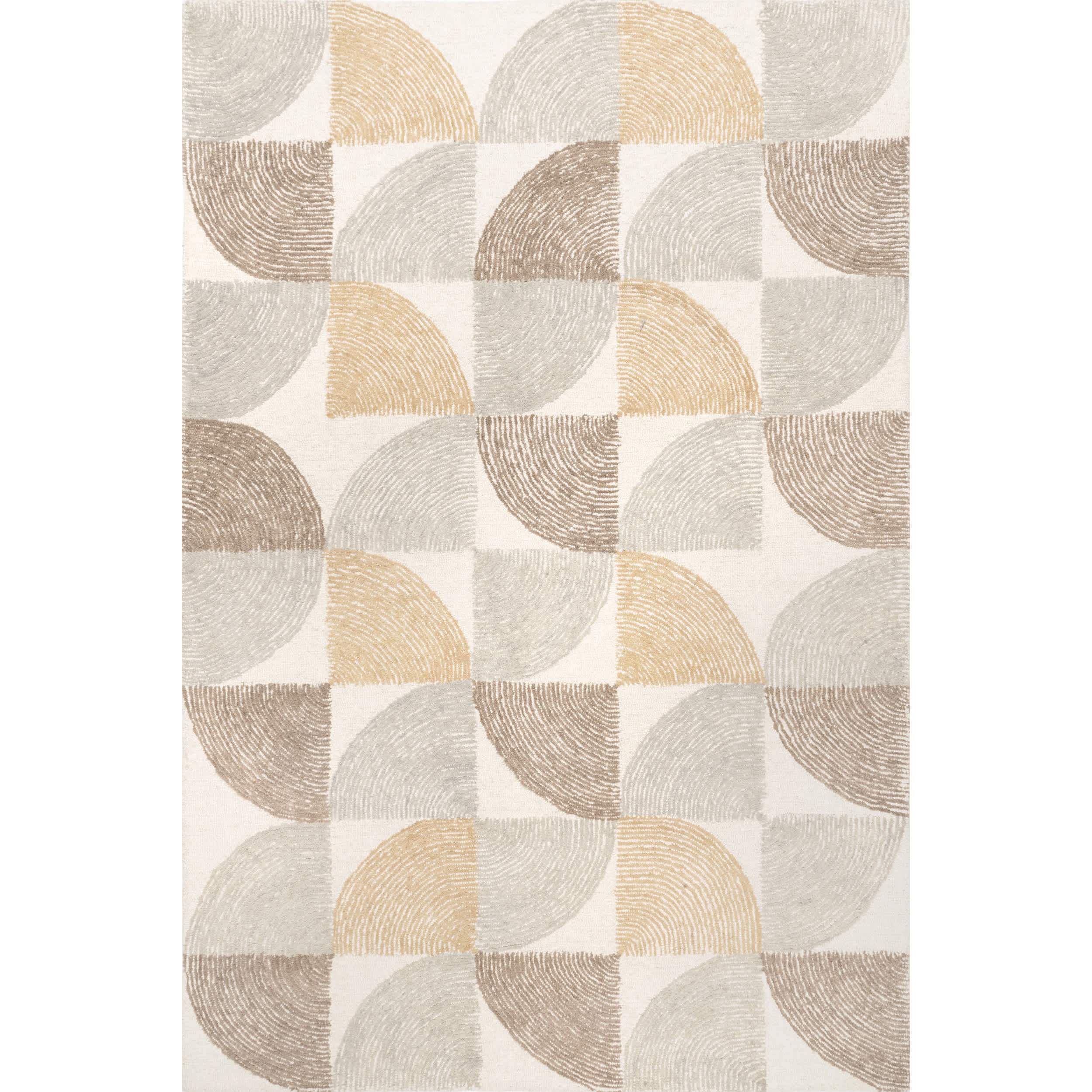 Liv Hand Tufted Wool Geometric Area Rug