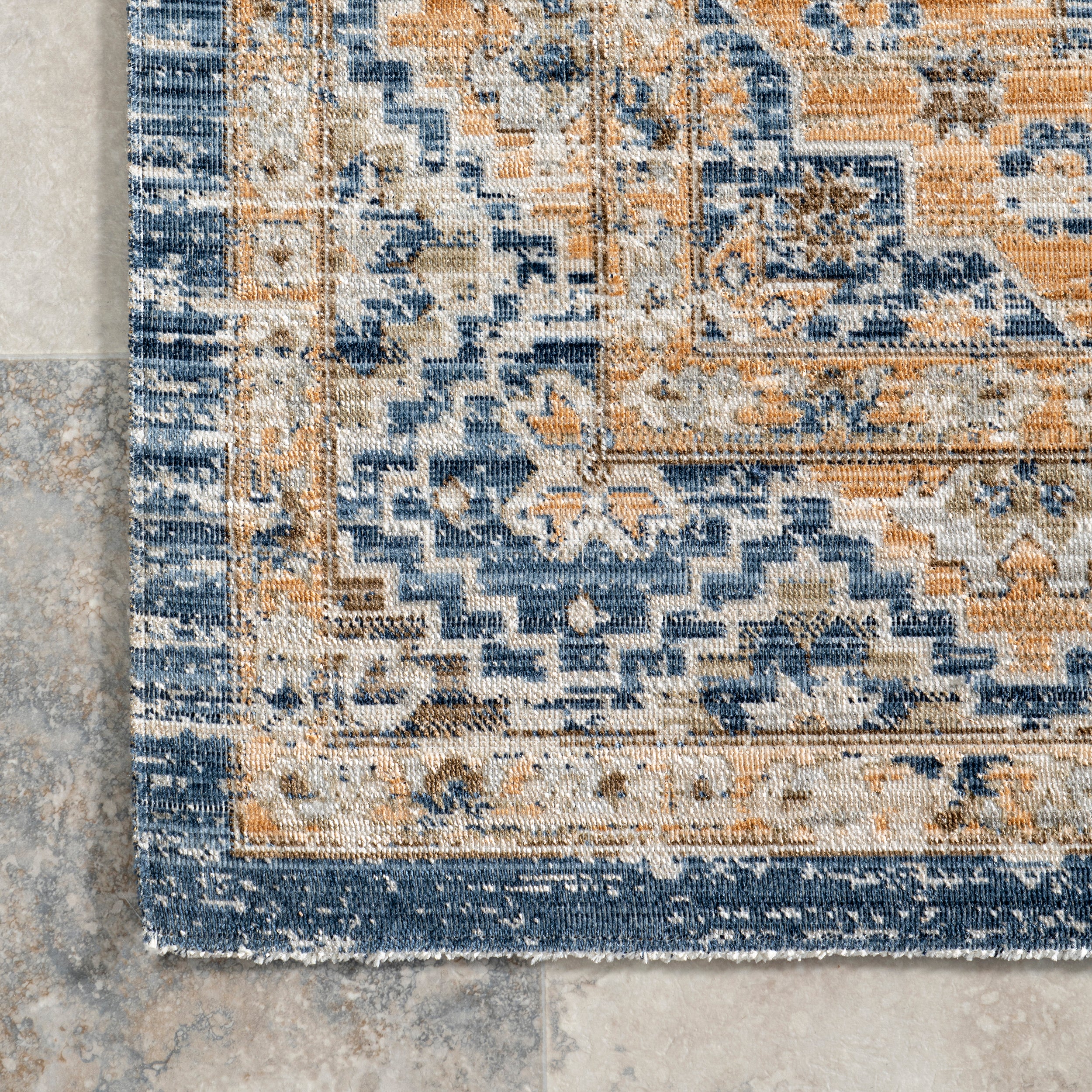 Zazie Traditional Machine Washable Indoor/Outdoor Area Rug - Image 5