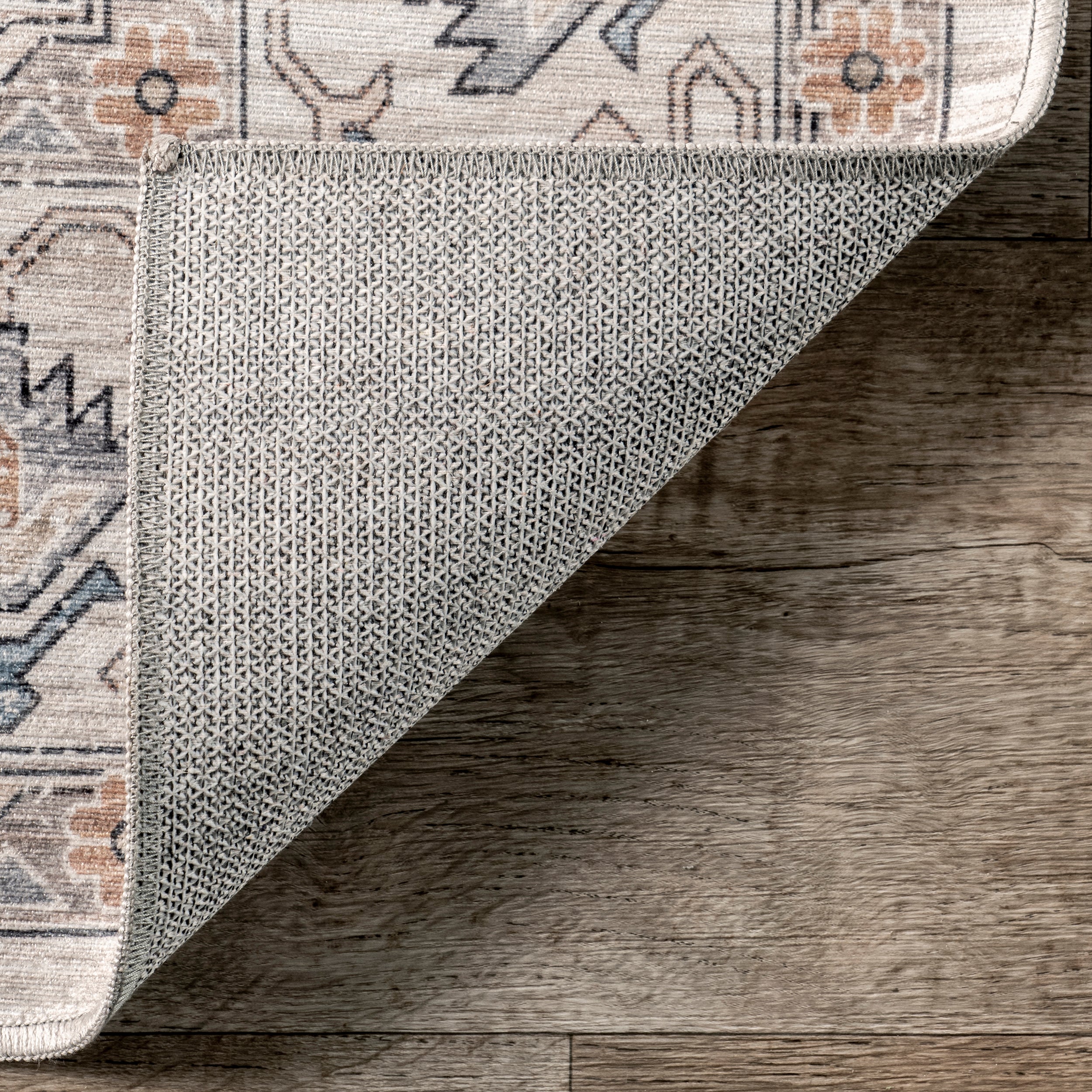 Darby Persian Stain Repellent Machine Washable Area Rug - Image 7