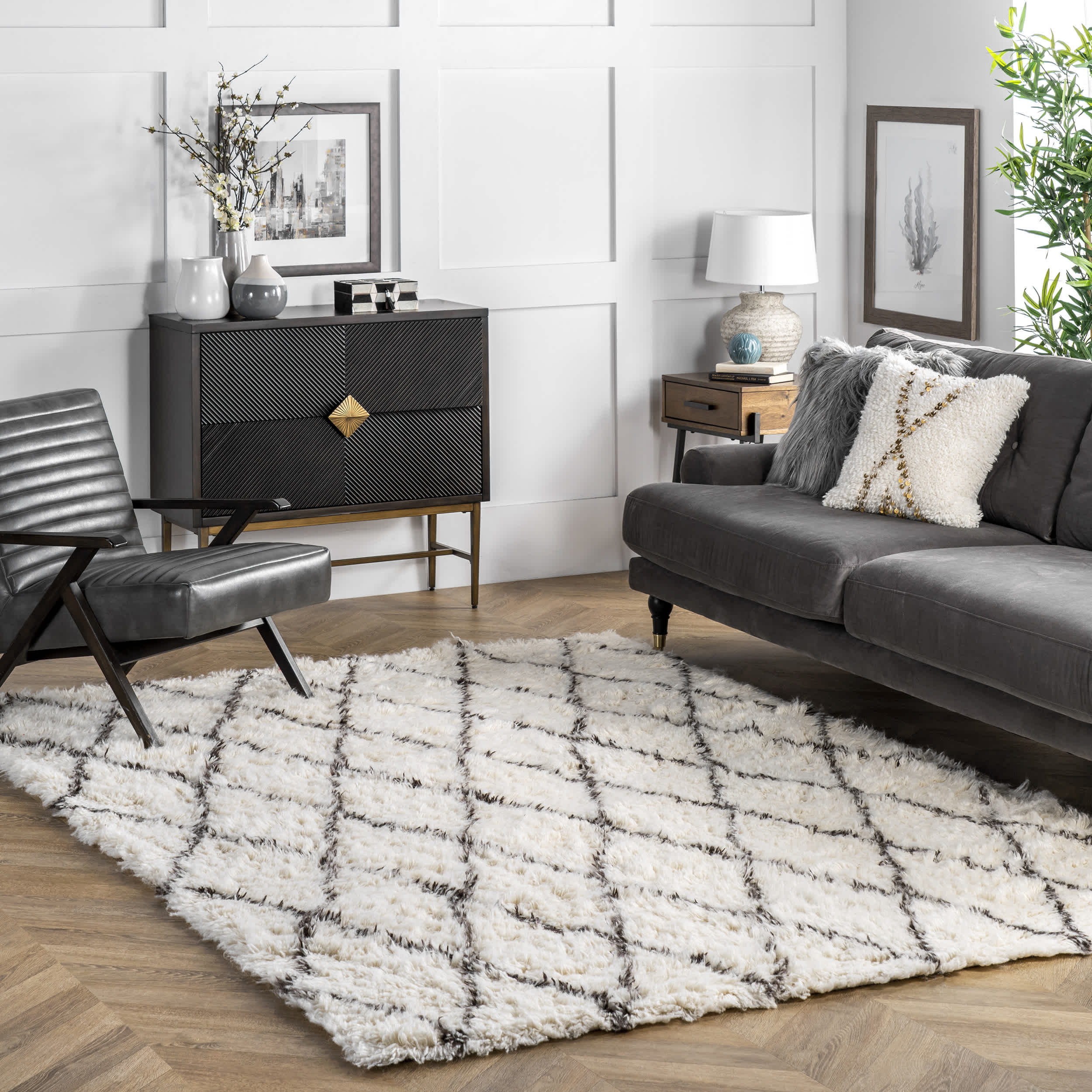 Hand Made Marrakech Shag Area Rug - Image 2
