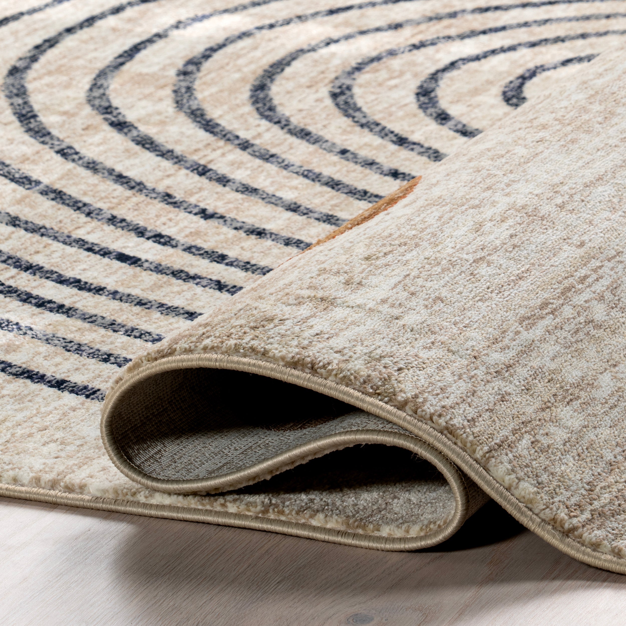 Bevin Abstract Sky Fringe Area Rug - Image 13