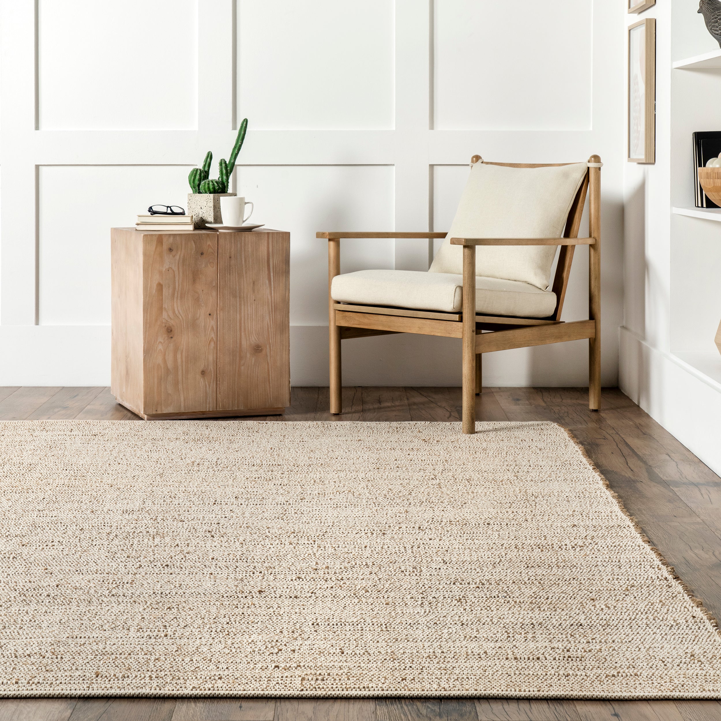 Elfriede Farmhouse Jute Blend Area Rug - Image 8