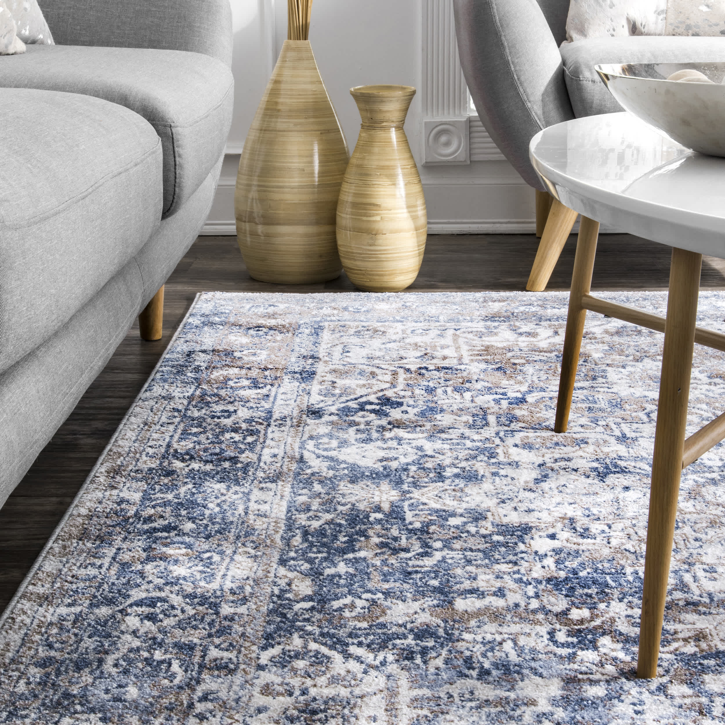 Vintage Lilah Medallion Area Rug - Image 4