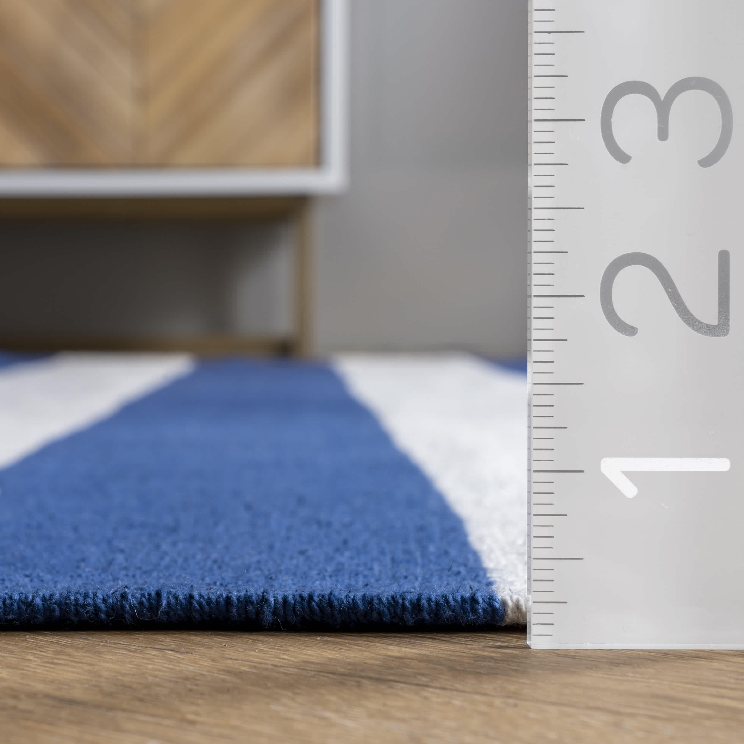 Gracen Cotton Stripe Area Rug - Image 6