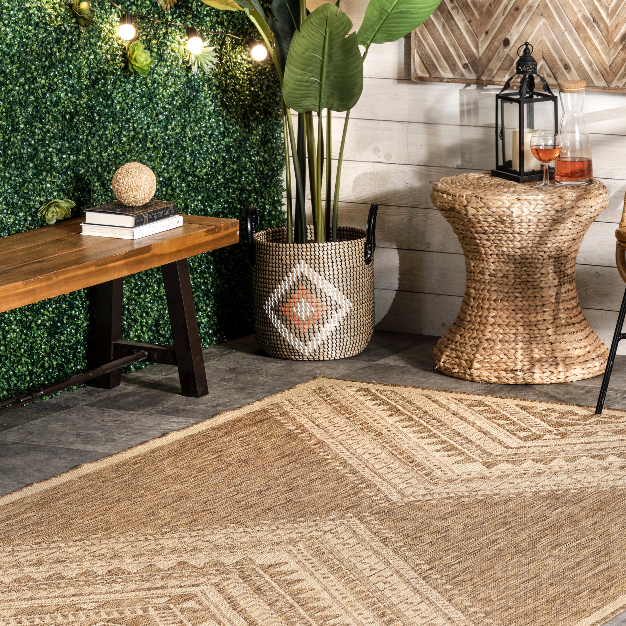 Landry Aztec Indoor/Outdoor Area Rug - Image 9