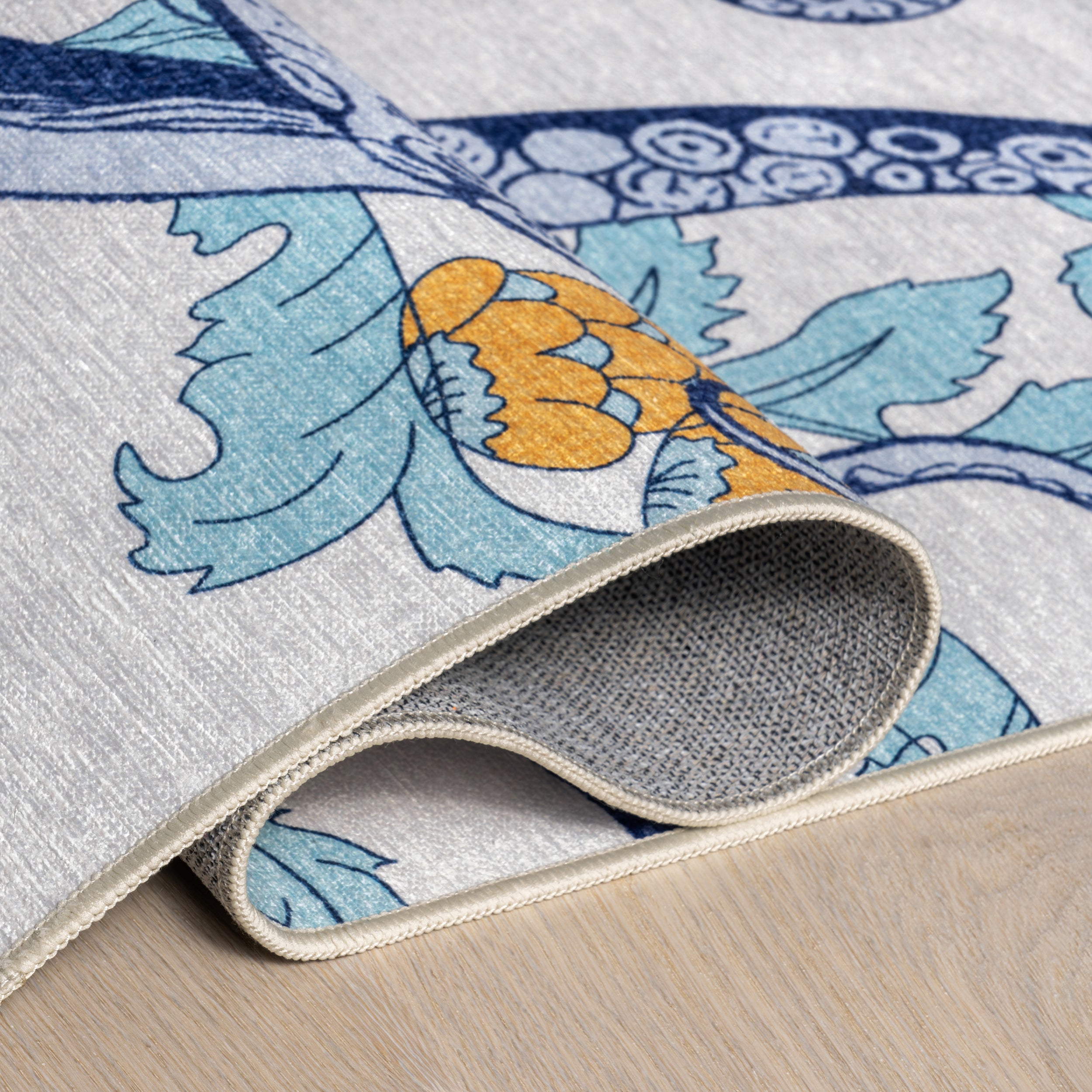 Noori Coastal SplashGuard Machine Washable Area Rug - Image 4