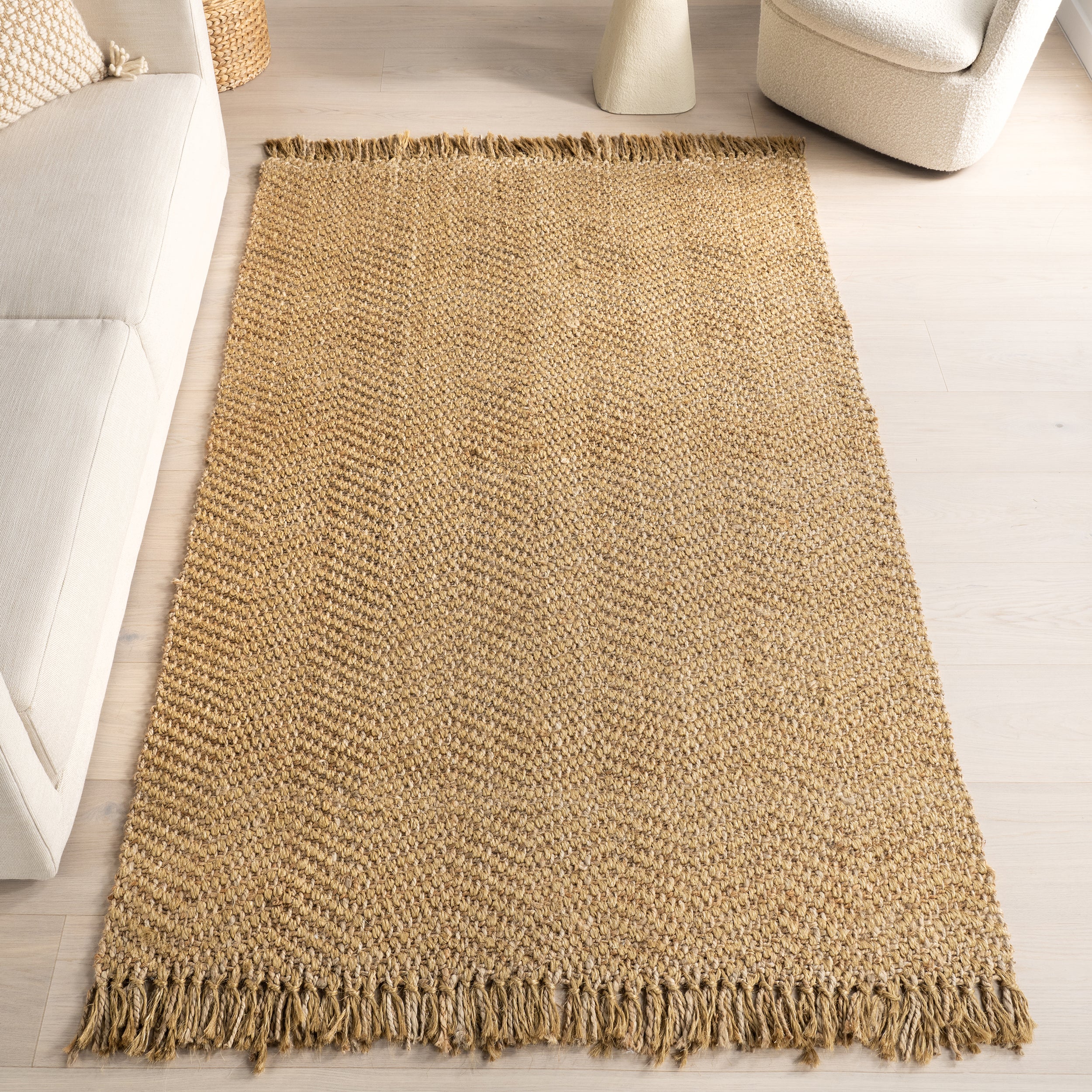 Cosima Farmhouse Solid Area Rug - Image 2
