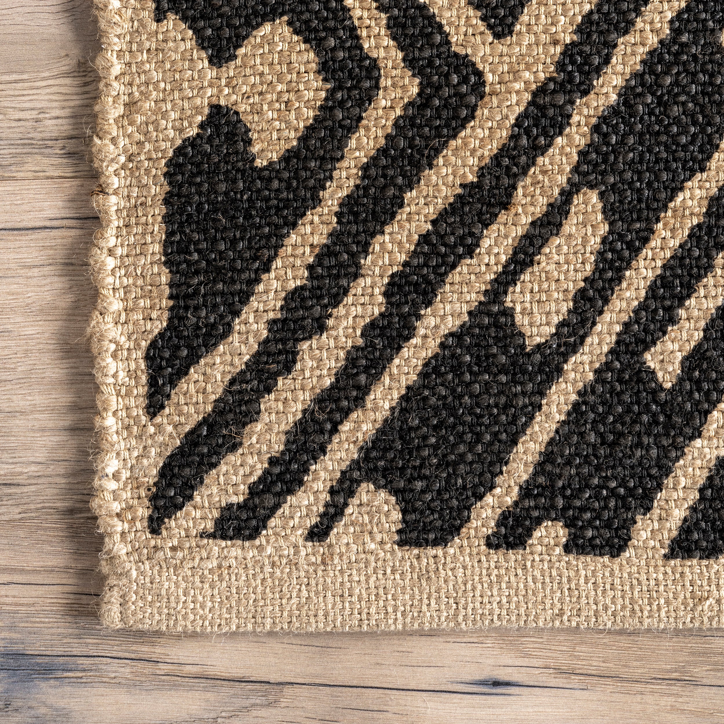 Merissa Tribal Lattice Jute Area Rug - Image 5