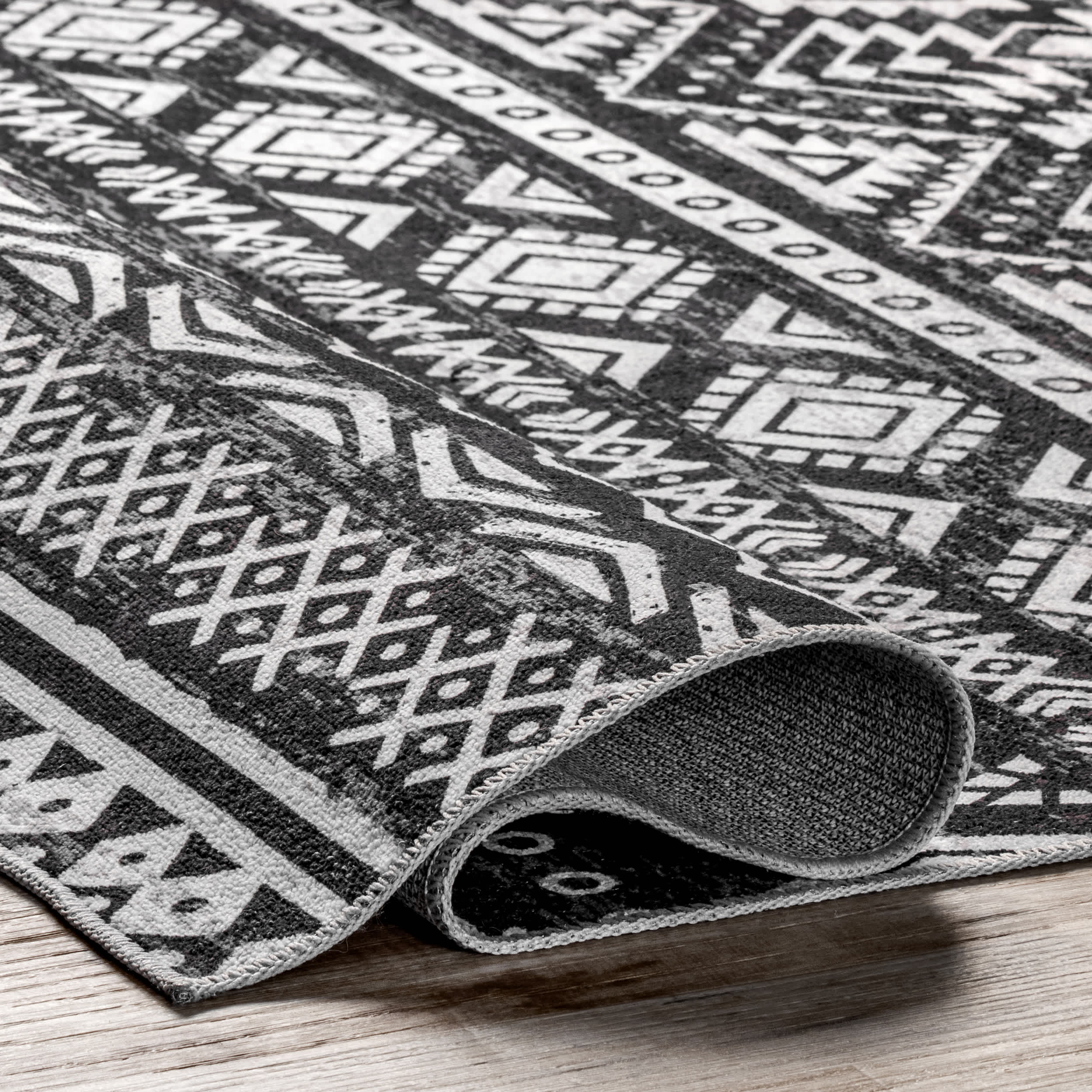 Shelby Washable Graphic Area Rug - Image 4
