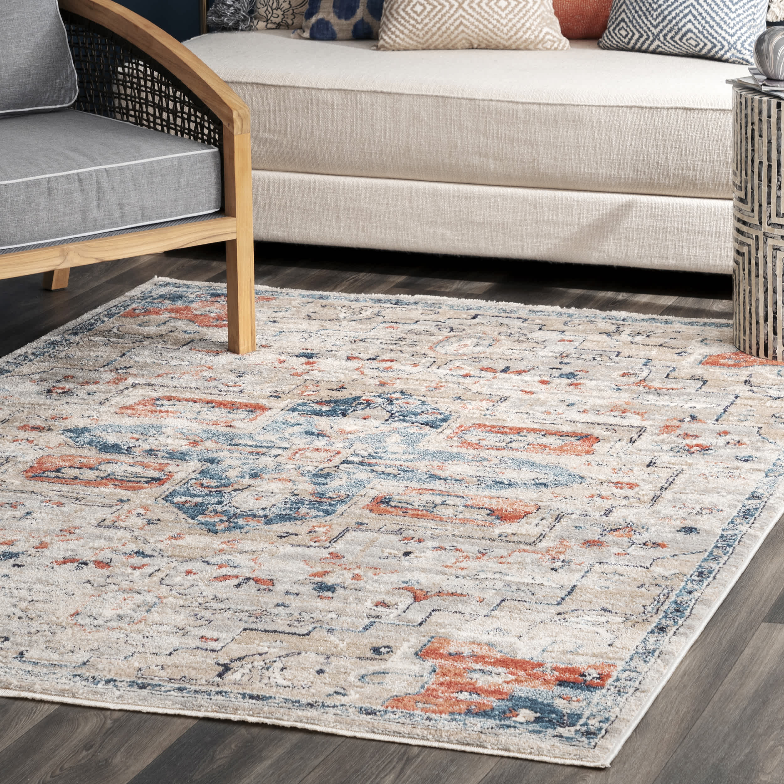 Janessa Croix Medallion Area Rug - Image 2