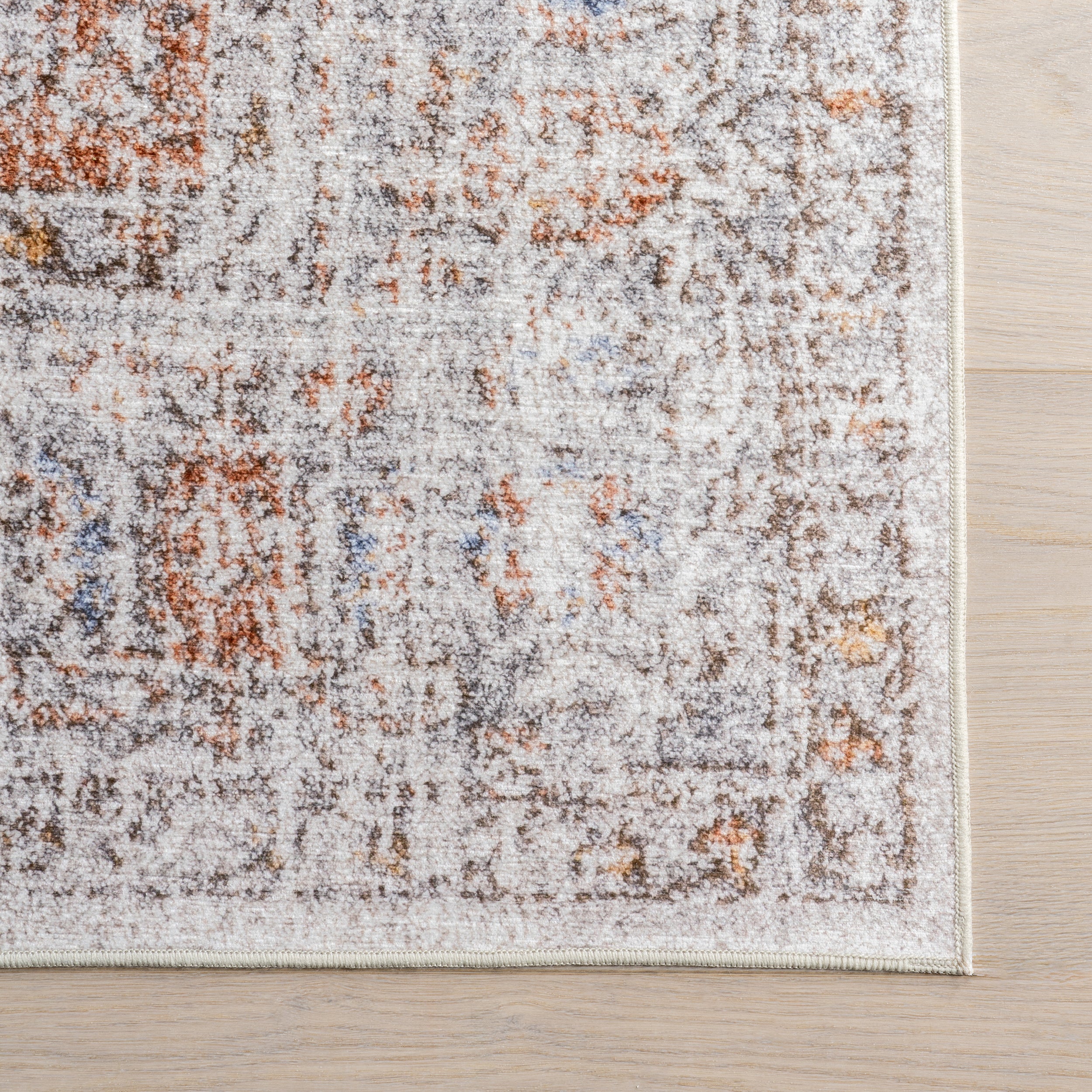 Iana Medallion SplashGuard Machine Washable Area Rug - Image 16