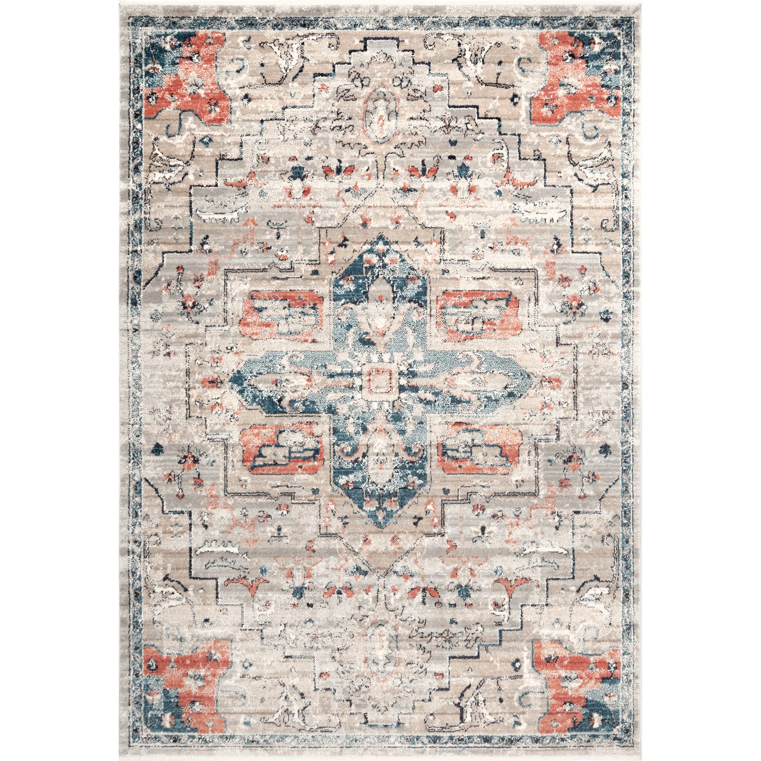 Janessa Croix Medallion Area Rug